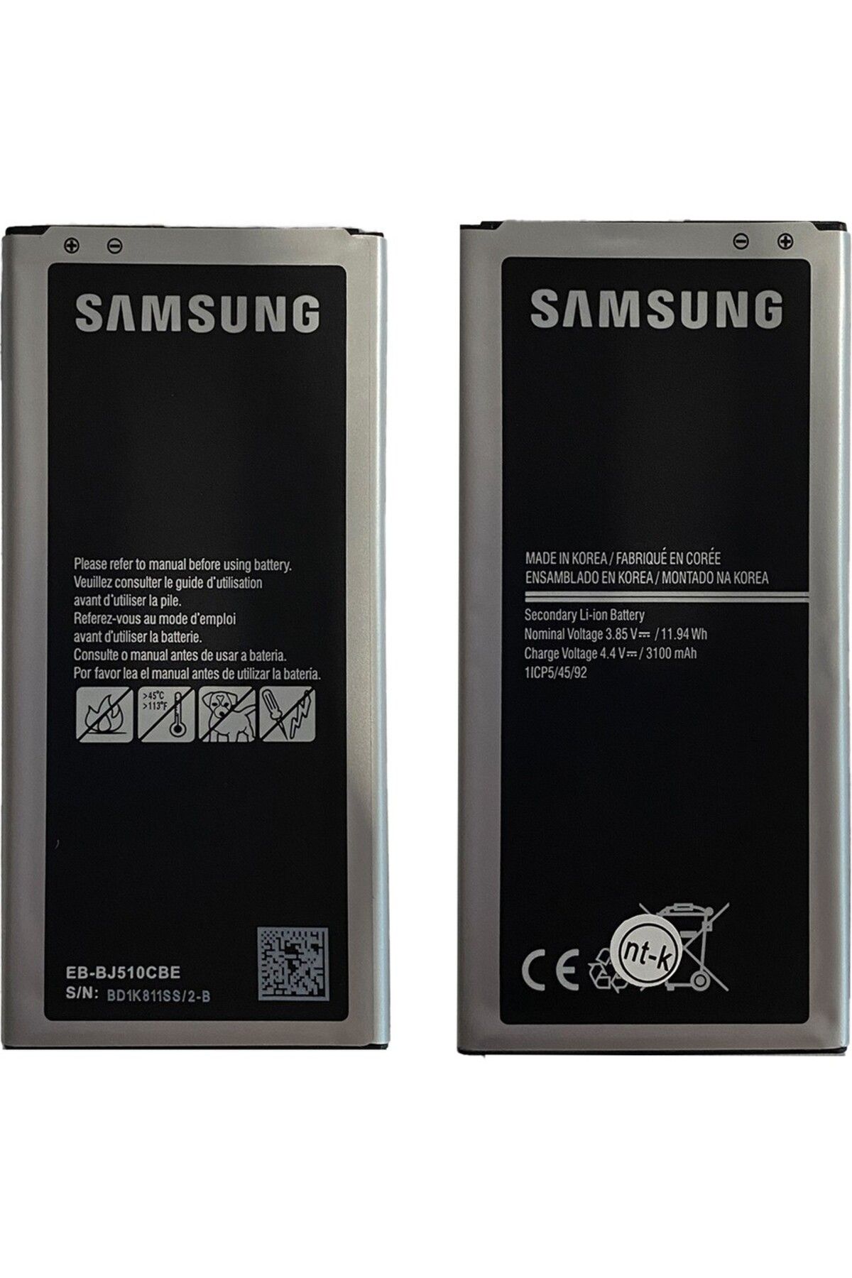 DNC TECH Samsung Galaxy J5 2016 SM-J510 Batarya Pil