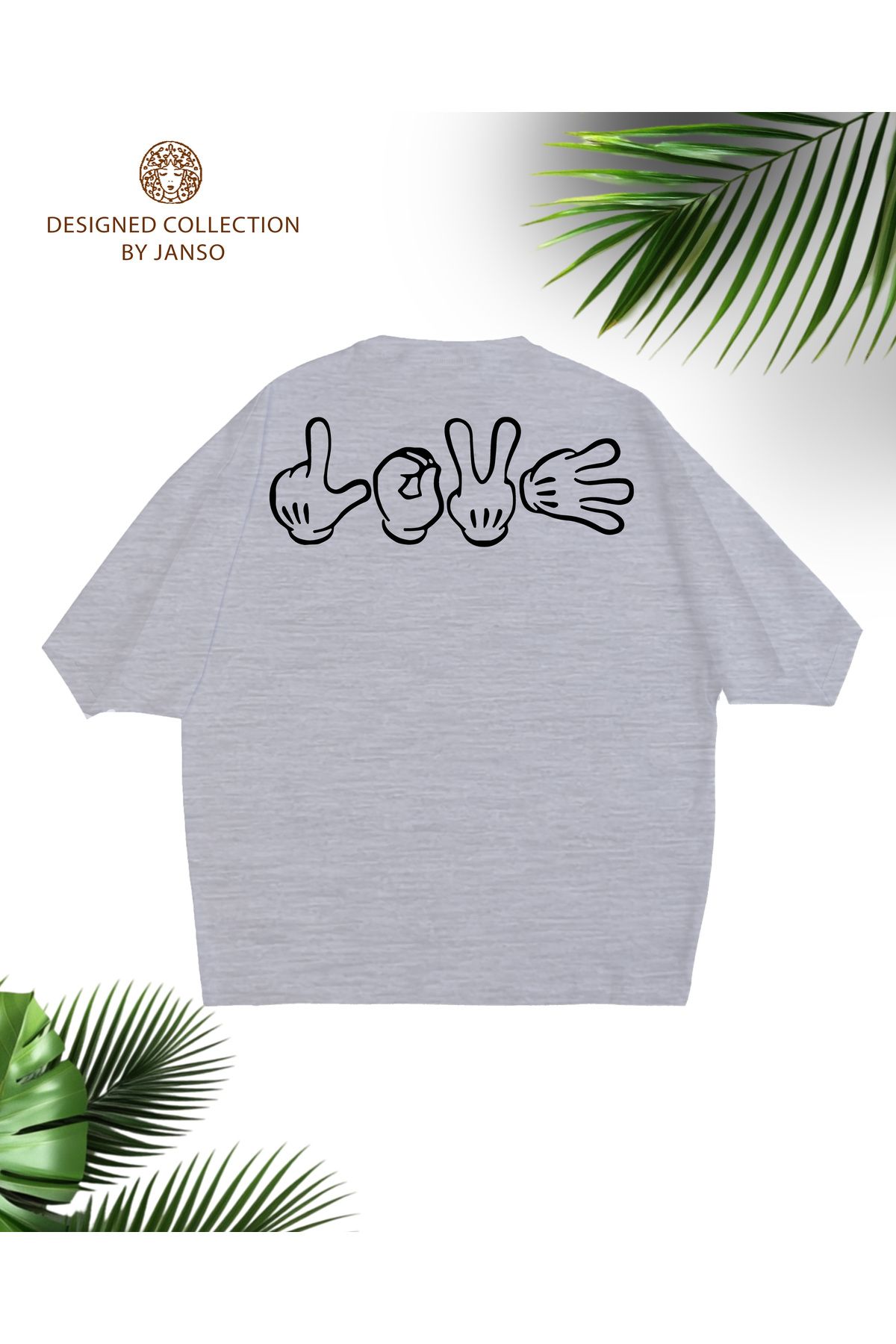 JANSO GROUP -Kadın PAMUKLU BASKLI Mickey Mouse2 TSHIRT OVERSİZE BÜYÜK BEDEN