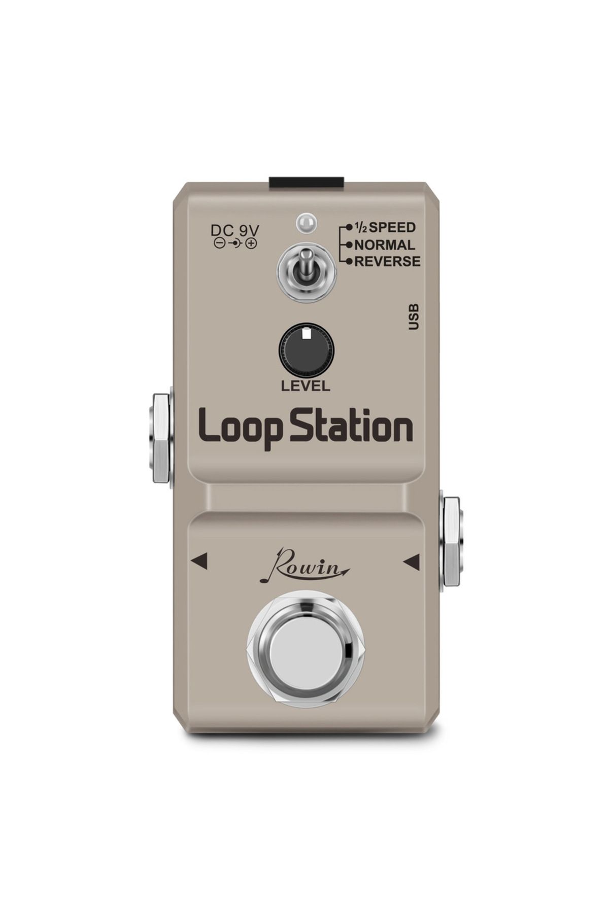 Choice-LN-332S Rowin LN-332S Loop Station 48K Looper Pedal Unlimited Overdubs 10 Minutes of Looping, 1/2 ti 1
