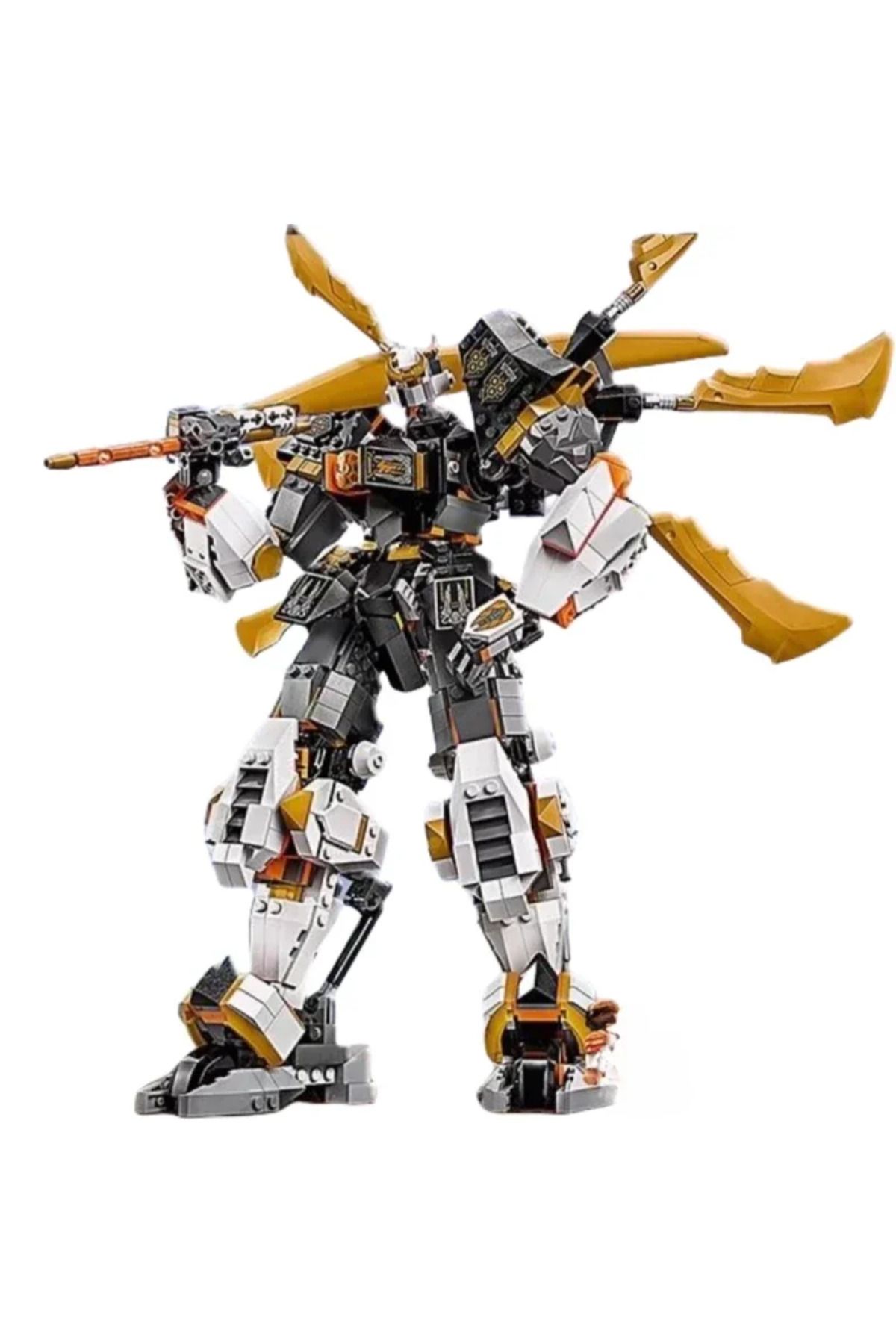 Choice-NO BOX 1055PCS 1055PCS Titan Dragon Mech Building Kit with Poseable Wings,Sword & Minifigure, Collec 7