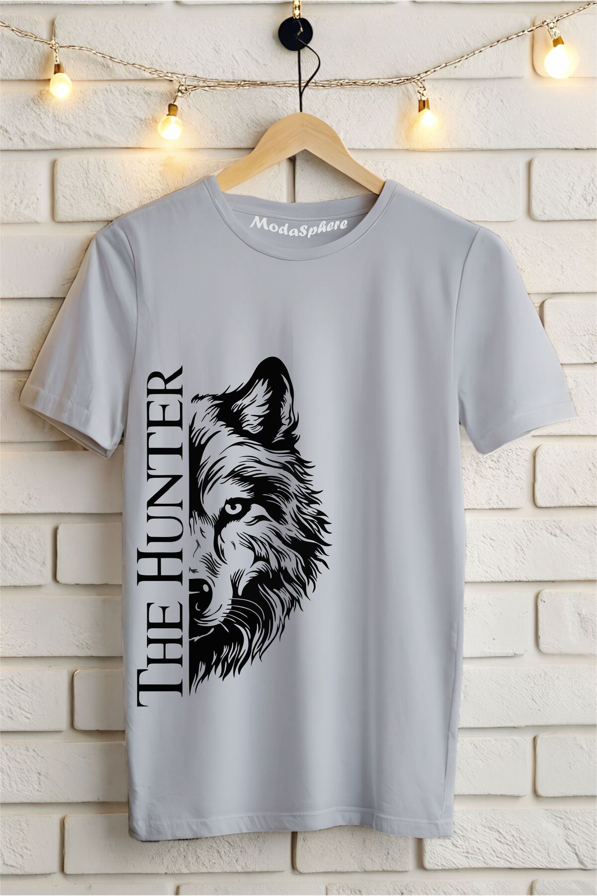 ModaSphere THE HUNTER Baskılı Unisex Oversize Tişört