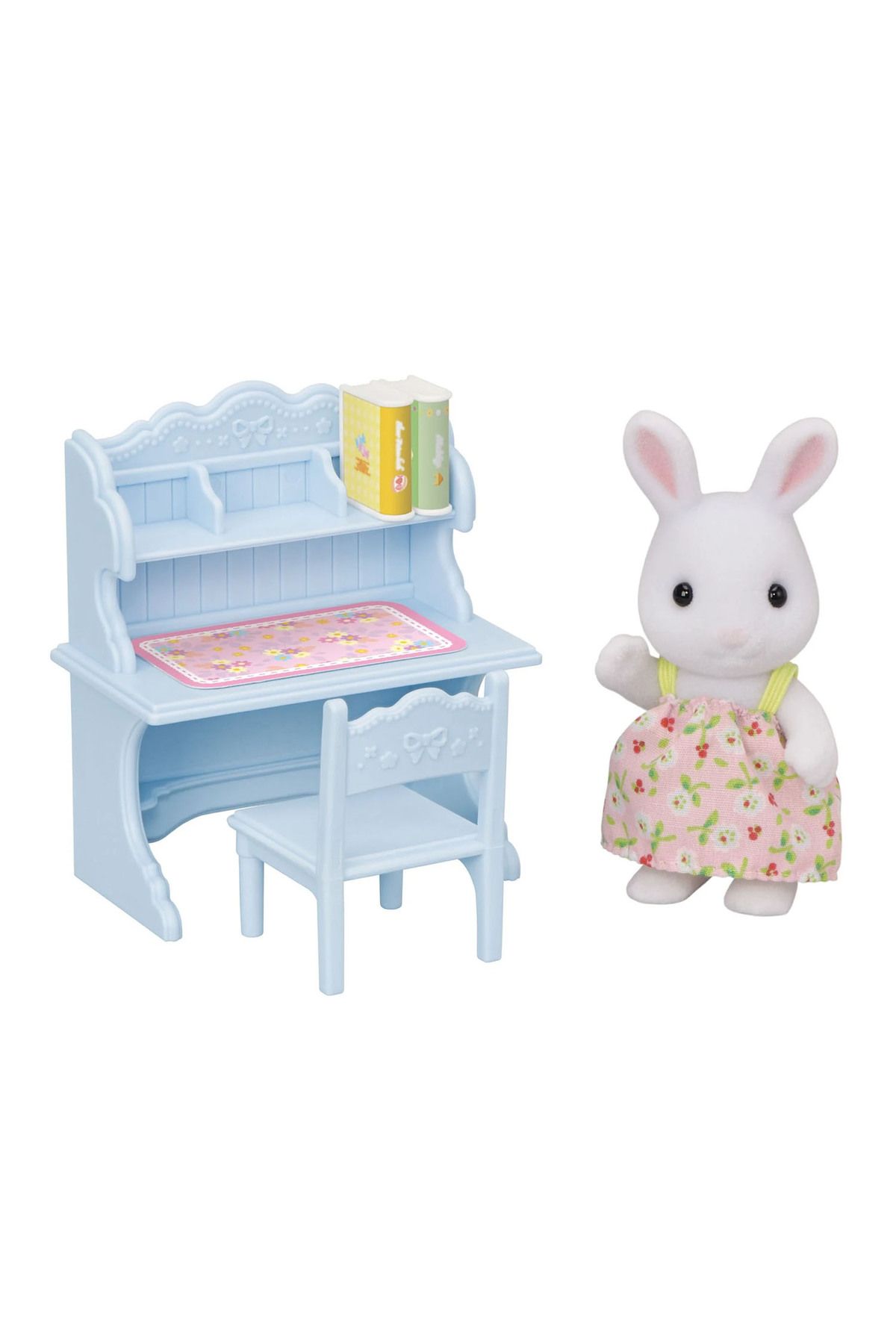 SYLVANIAN FAMILIES Kar Tavşan Kız ve Çalışma Masası 5679