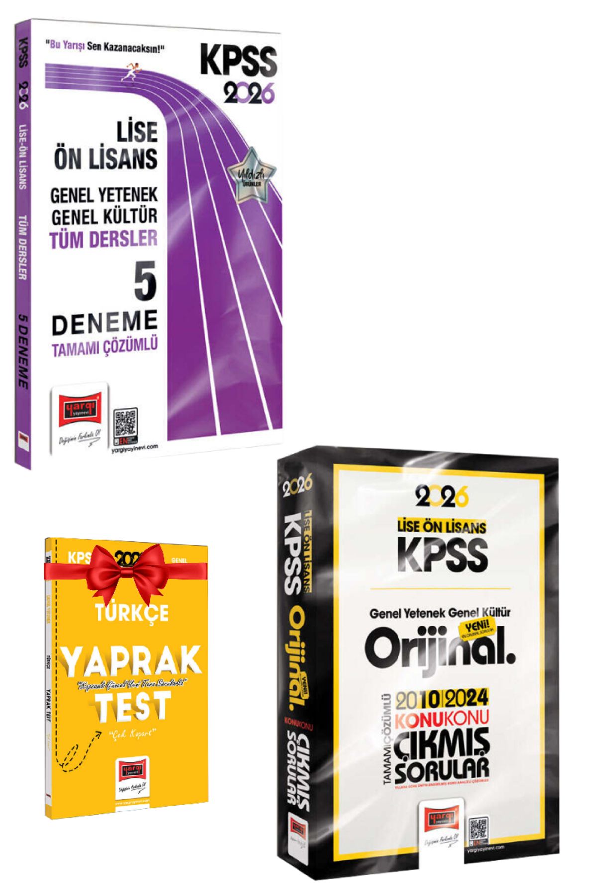 Yargı Yayınları 2026 Yargı Lise Ön Lisans Deneme Sınavı+Lise Ön Lisans Çıkmış Sorular