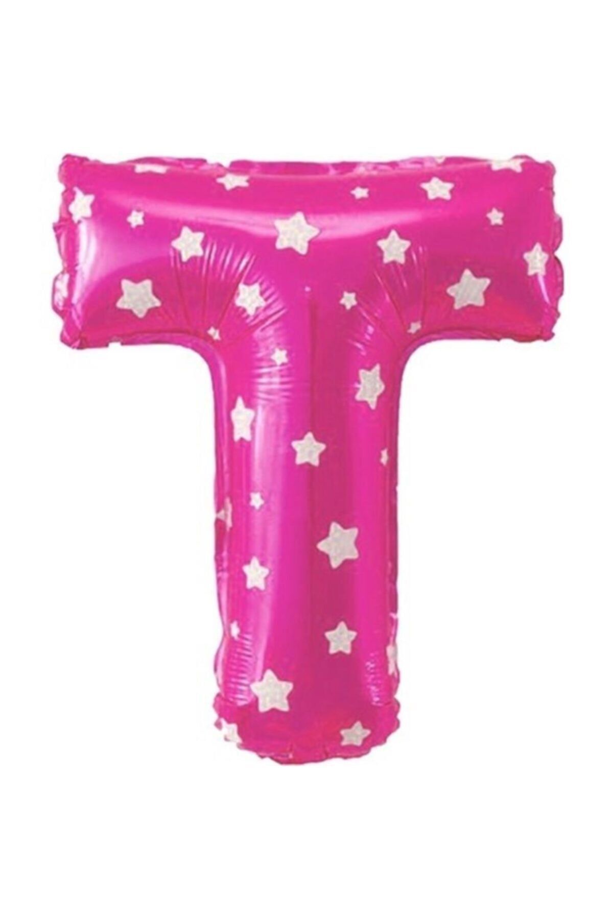 EA HOME T Harfi Pembe Renk 16 Inc 40 Cm Balon Parti Malzemesi