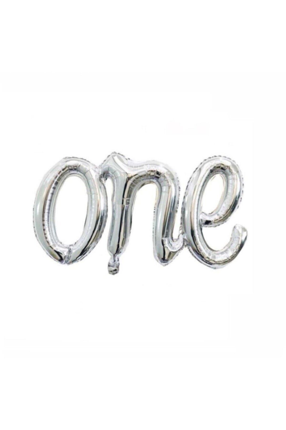 EA HOME One Yazılı Gümüş Renk Folyo Balon