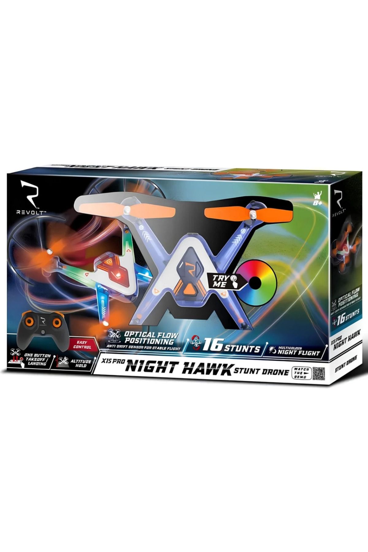 NW NessiWorld Nessiworld Uzaktan Kumandalı Night Stunt Işıklı Drone