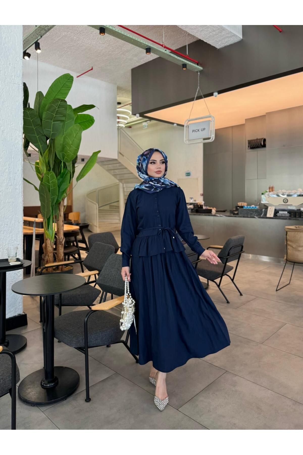 butik hira Etekli Gömlek Takım