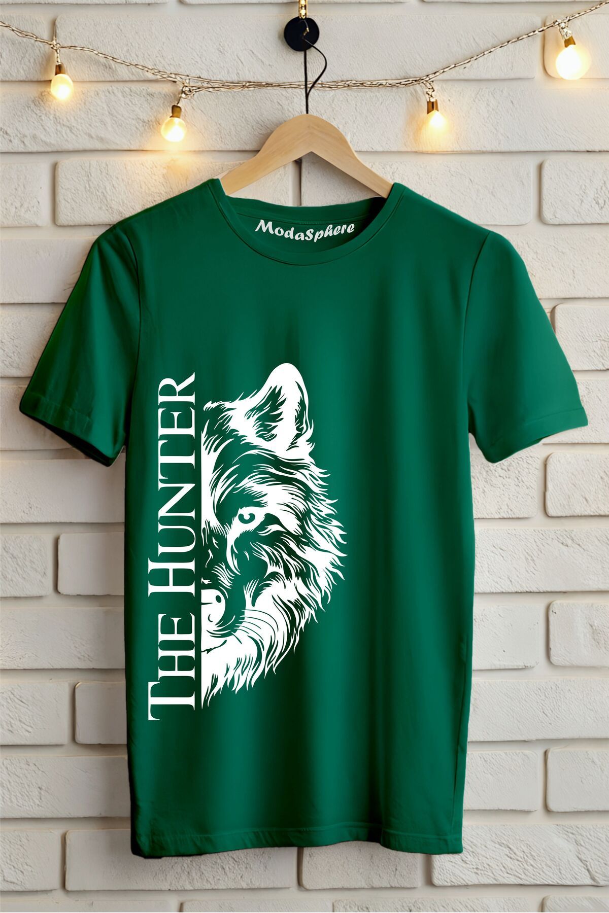 ModaSphere THE HUNTER Baskılı Unisex Oversize Tişört