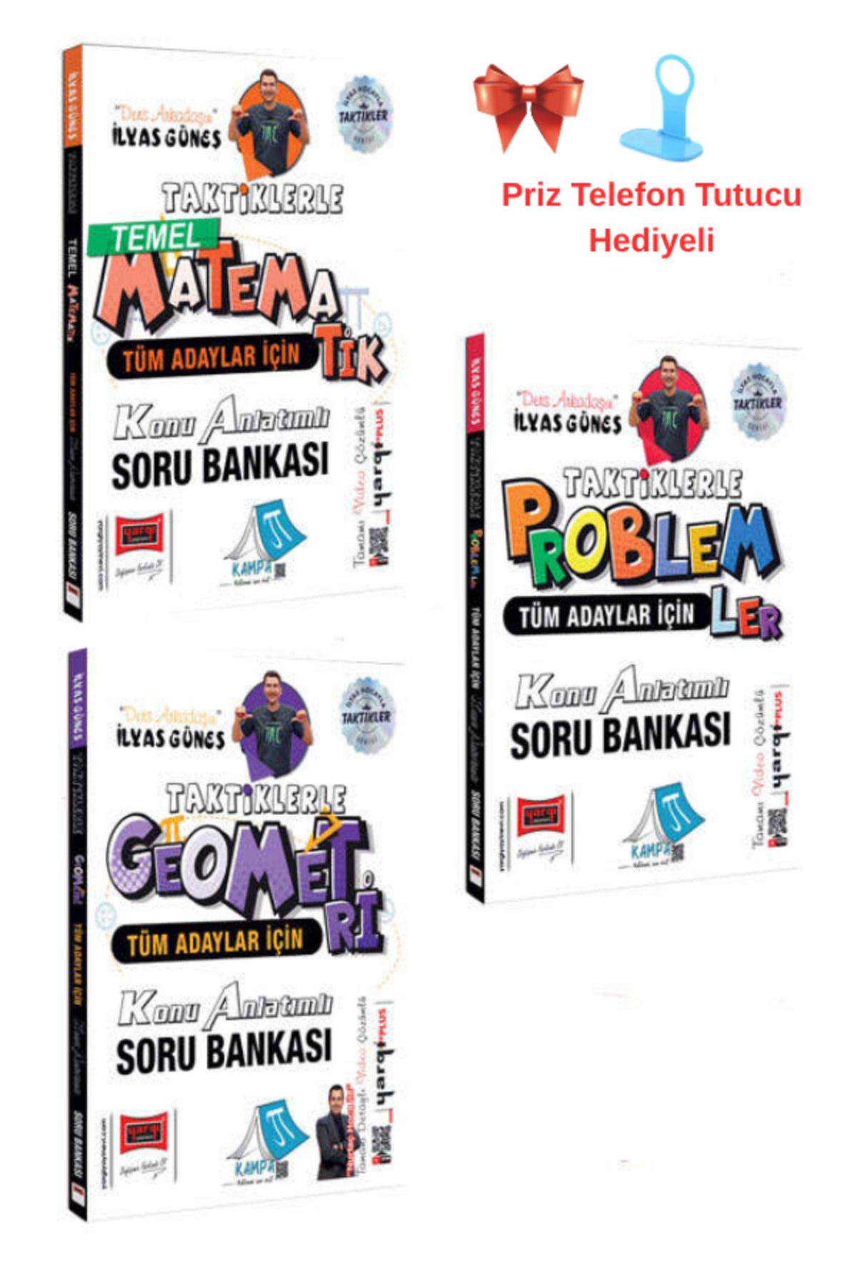 Yargı Yayınları Tüm Adaylar İçin Taktiklerle Temel Matematik Problemler Geometri Konu Anlatımlı Soru Bankası Seti