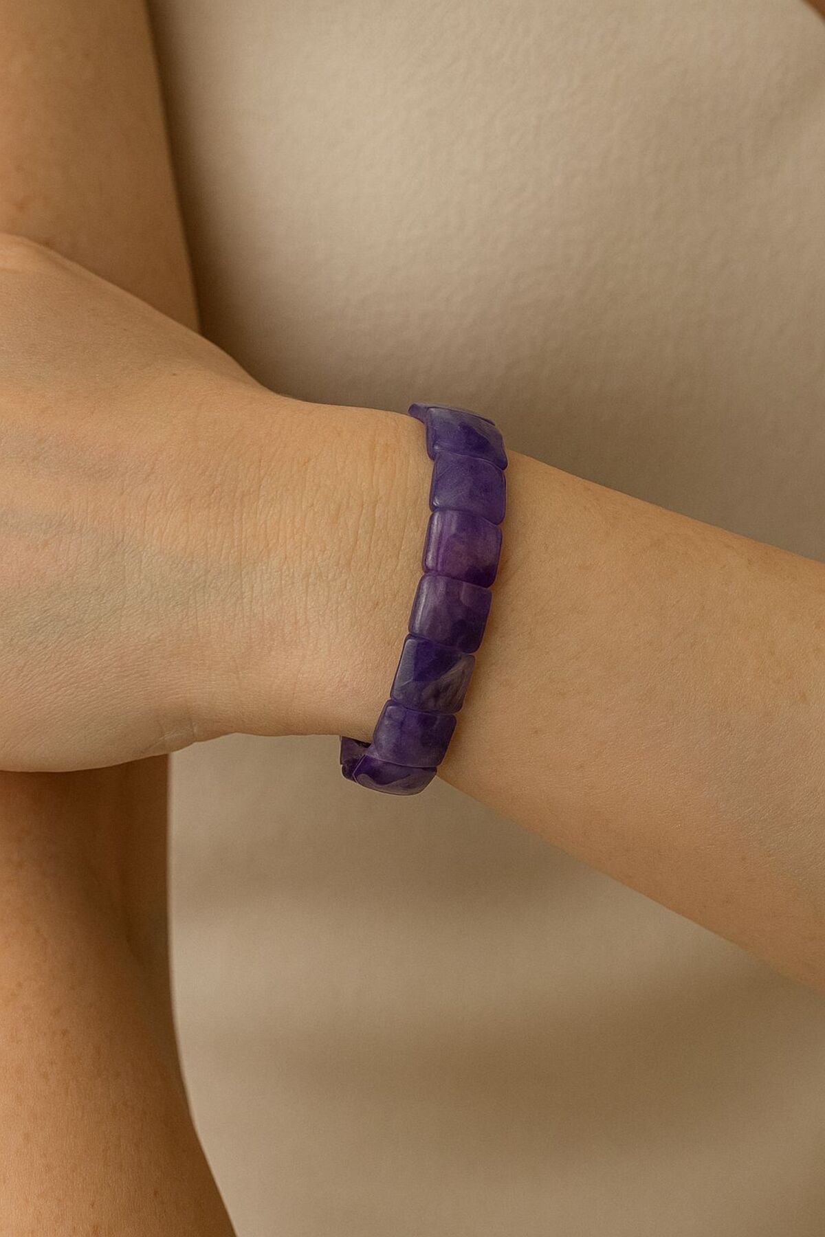 HELONS Ametist Rolex Bileklik