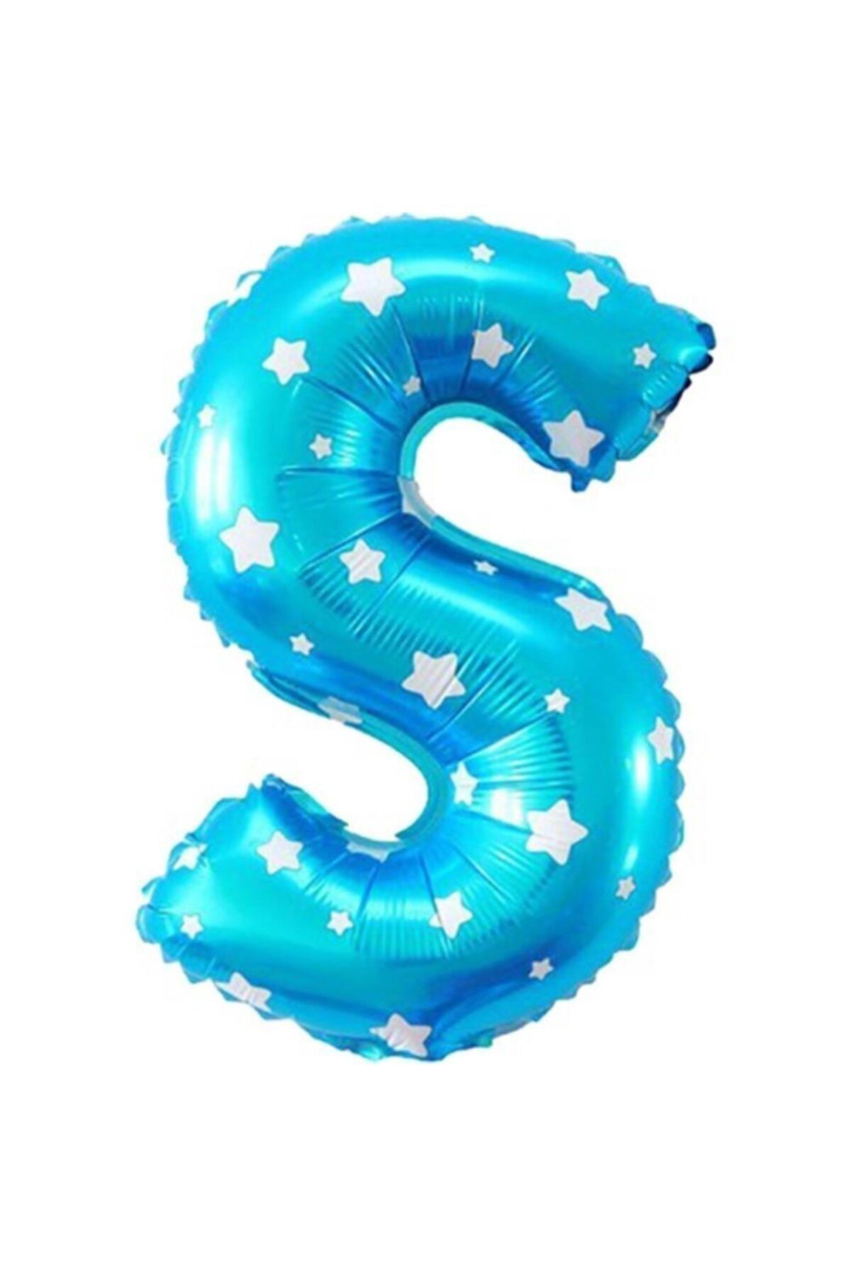 EA HOME S Harfi Mavi Renk 16 Inc 40 Cm Balon Parti Malzemesi