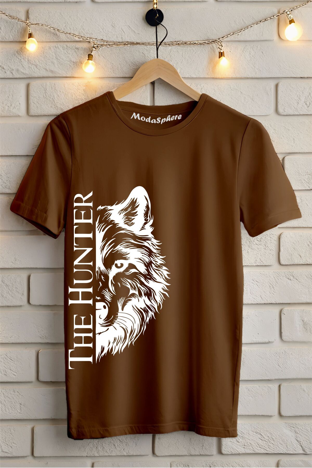 ModaSphere THE HUNTER Baskılı Unisex Oversize Tişört