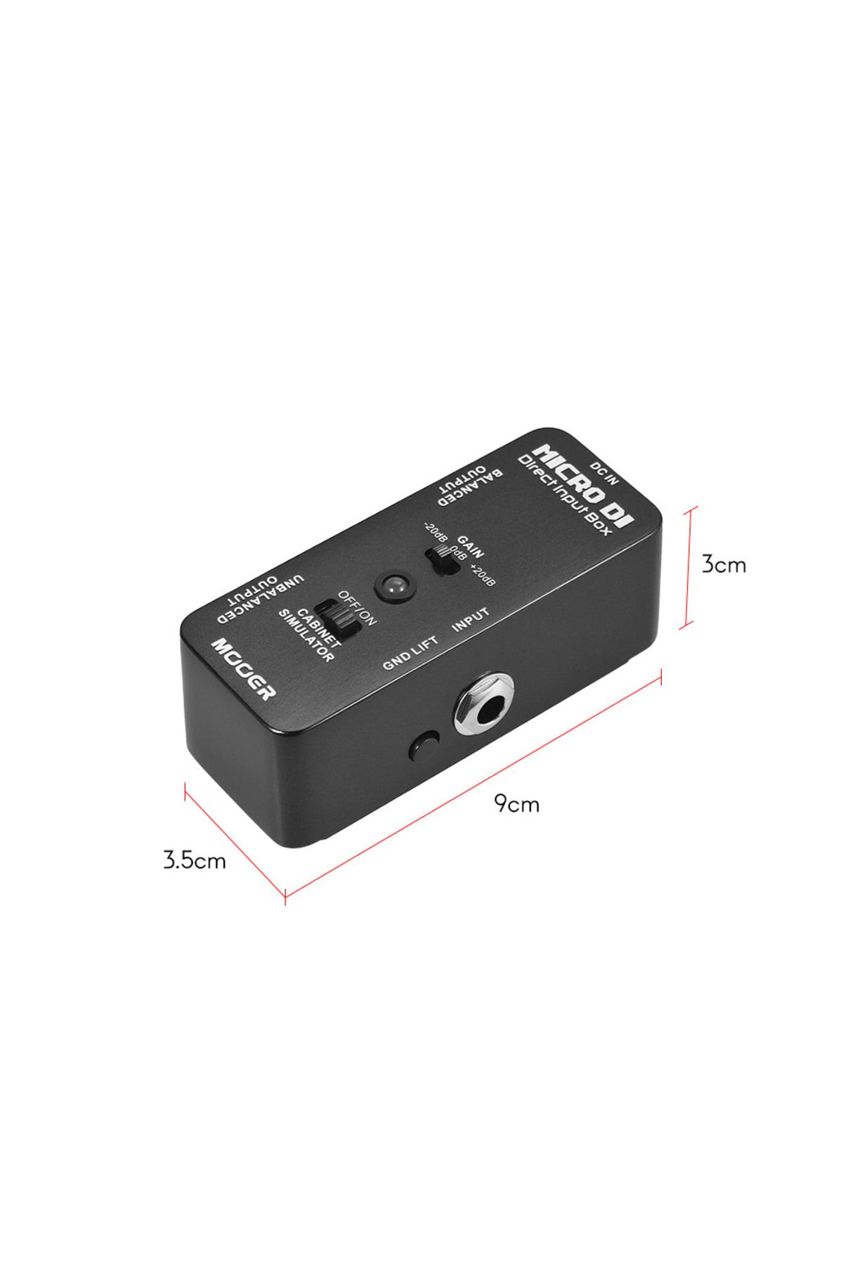 Choice-MOOER MICRO DI Cabinet Simulator DI Box Direct Input Box Pedal Full Metal Shell Effect Pedal Make... 3