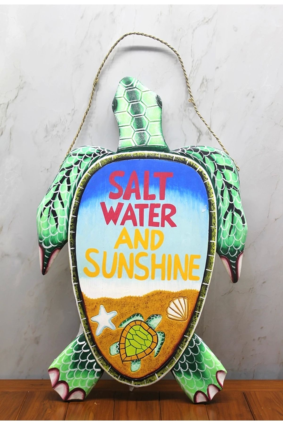 shop Ahşap Duvara Asmalı Kaplumbağa