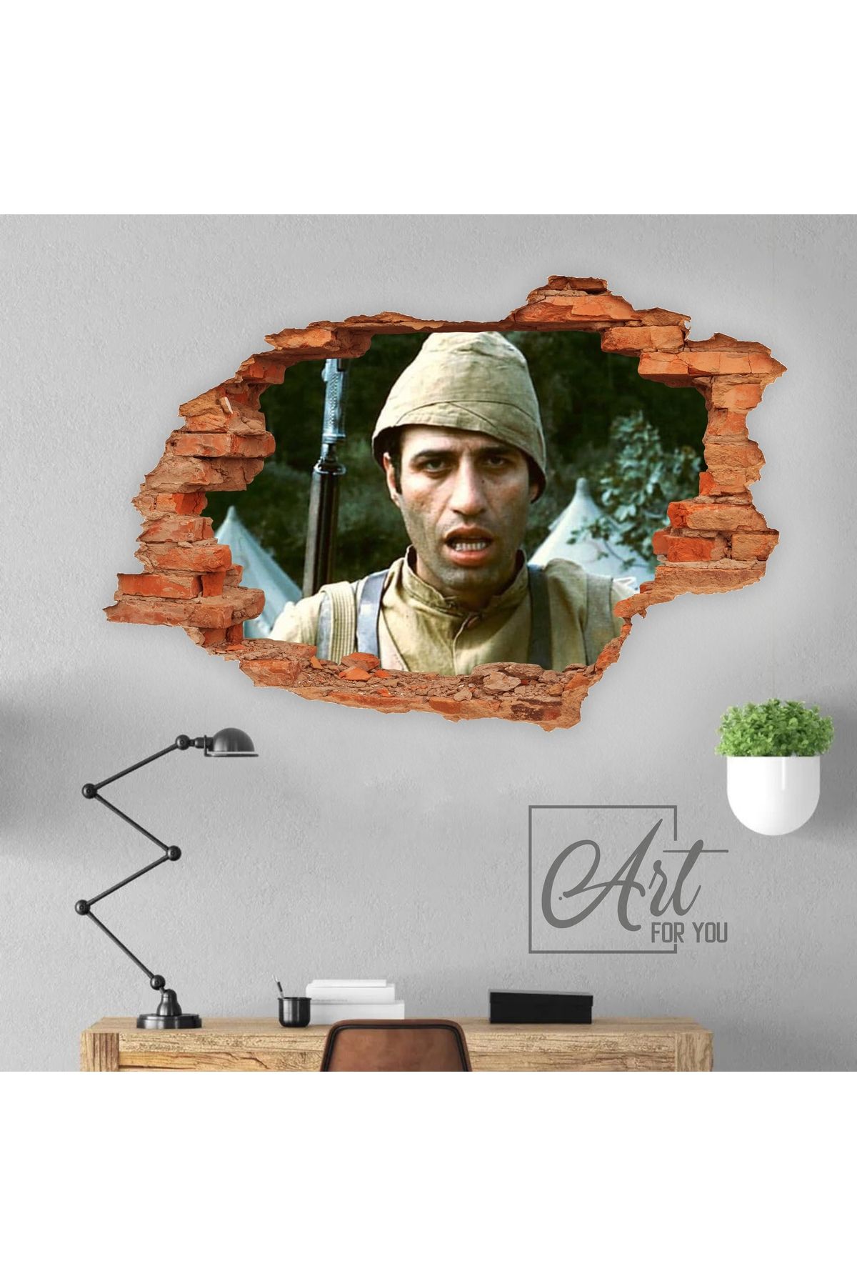 art for you 3D Animasyonlu Manzara Sticker Ev Dekorasyonu