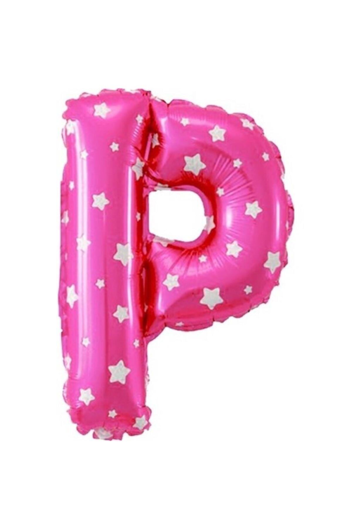 EA HOME P Harfi Pembe Renk 16 Inc 40 Cm Balon Parti Malzemesi