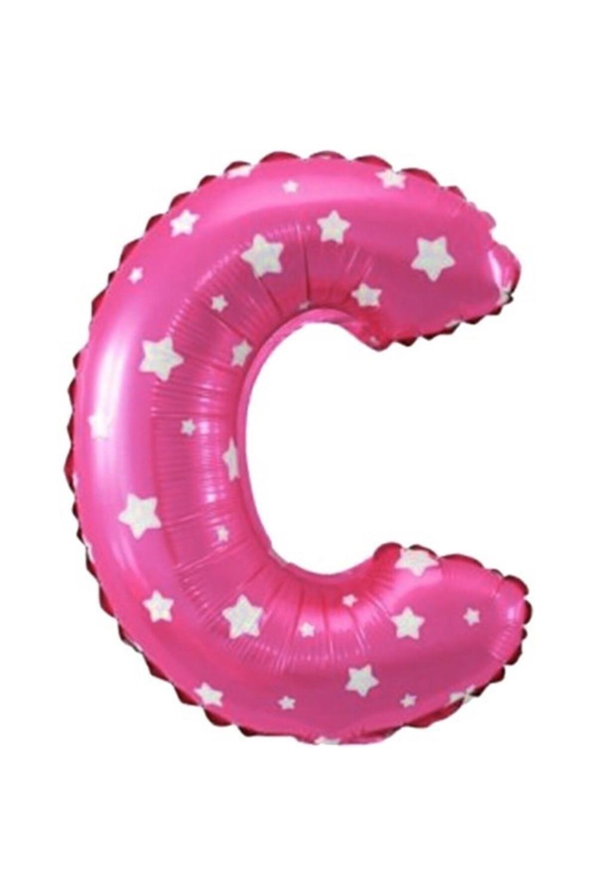 EA HOME C Harfi Pembe Renk 16 Inc 40 Cm Balon Parti Malzemesi
