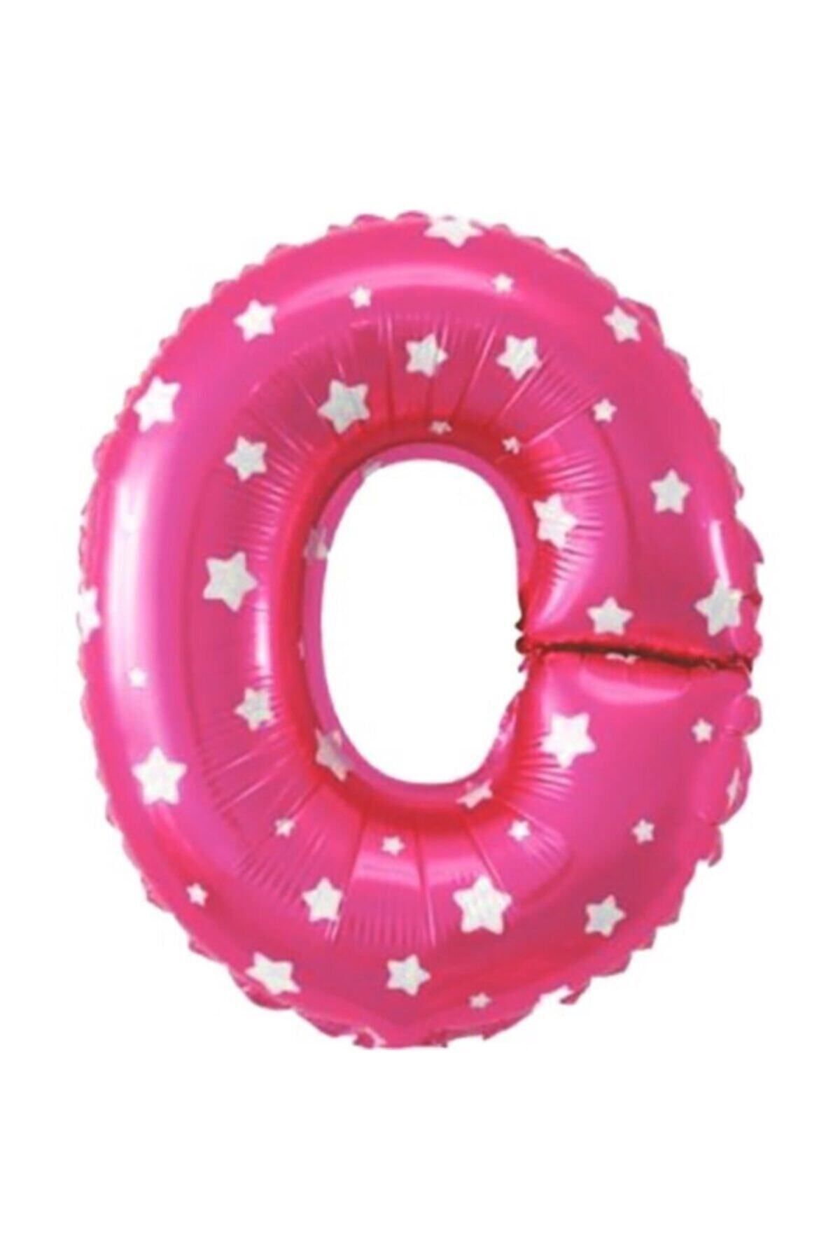 EA HOME O Harfi Pembe Renk 16 Inc 40 Cm Balon Parti Malzemesi