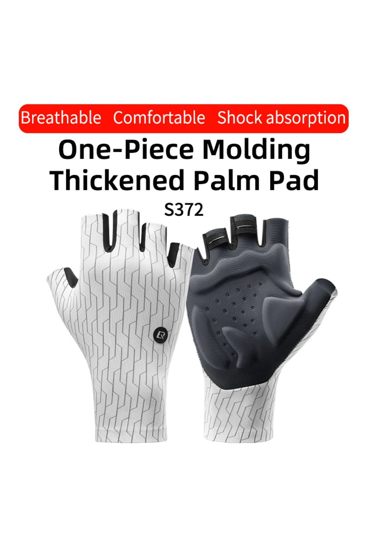 ROCKBROS S S372 for Road Cycling Gloves Half Finger Breathable MTB 