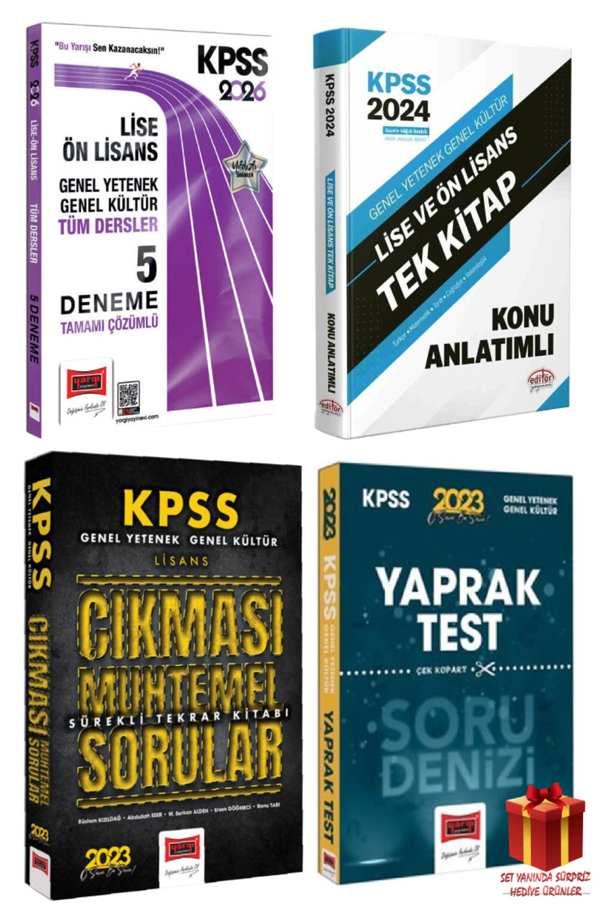 Yargı Yayınları 2026 Yargı Lise Ön Lisans Deneme Sınavı+Lise Ön Lisans Konu Anlatım+Çıkması Muhtemel Sorular+Yaprak