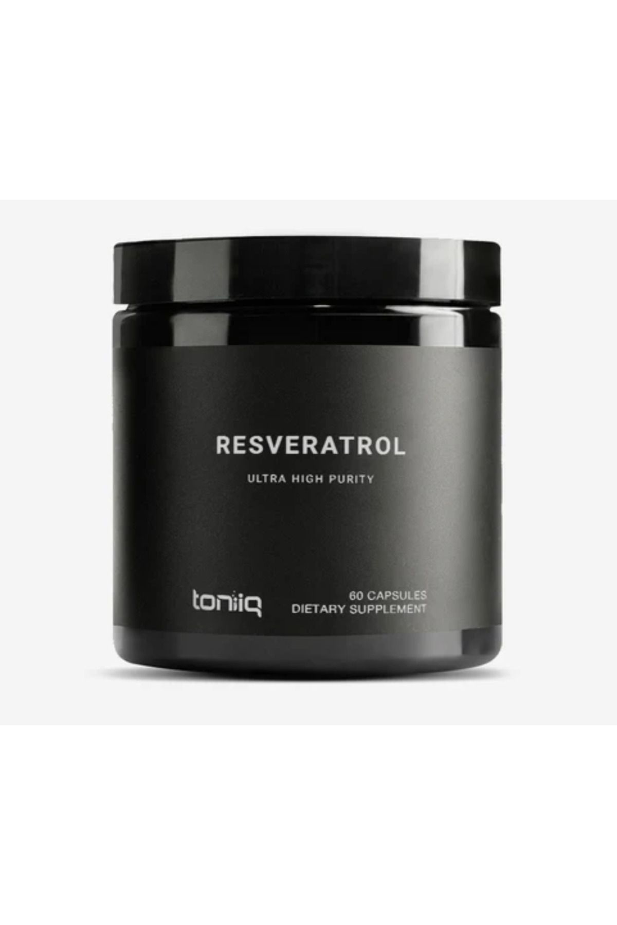 Toniiq , Ultra High Purity Resveratrol Capsules - 98% Trans-Resveratrol 60 Capsules