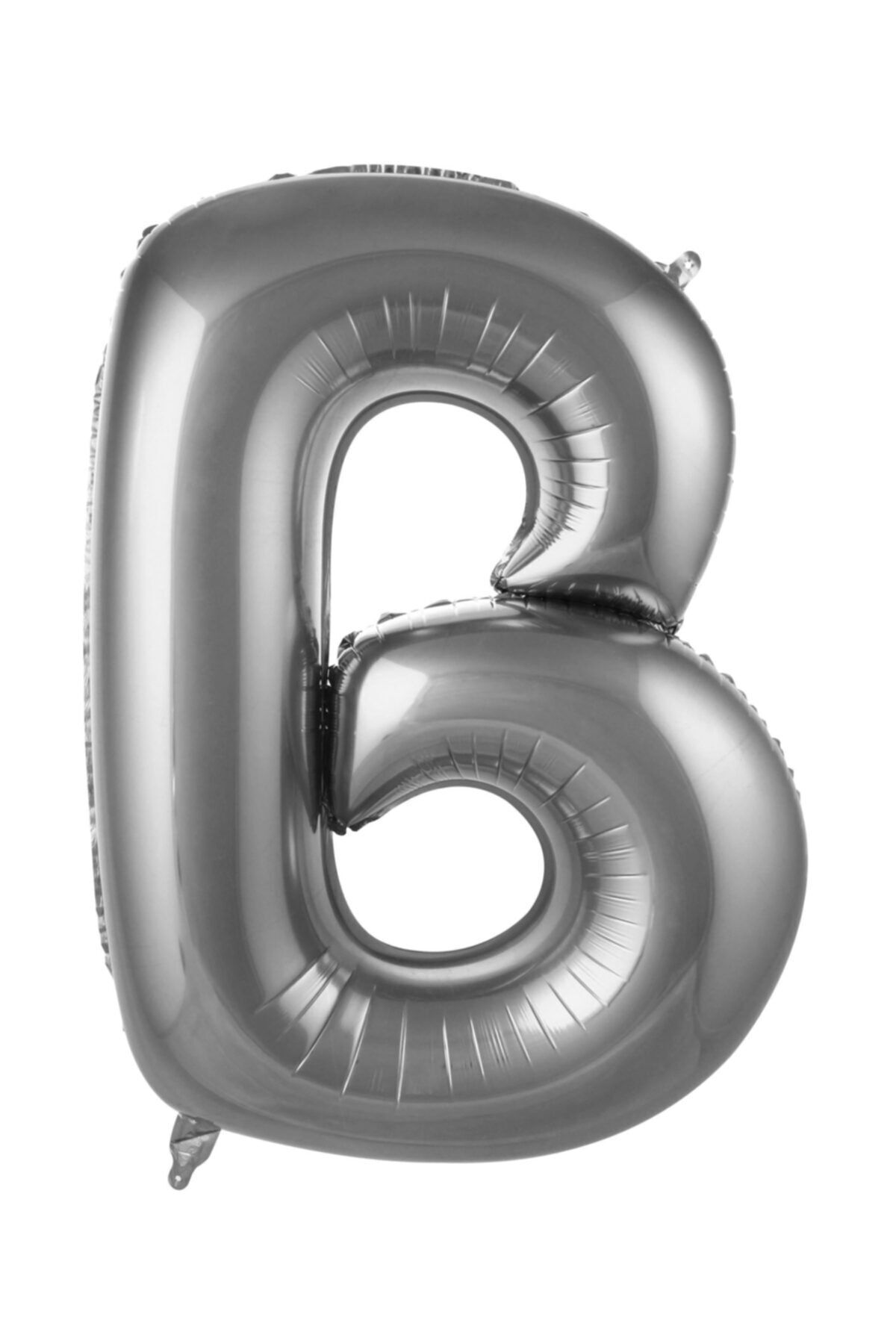 EA HOME 1 Metre Gümüş Renk Balon B Harfi 40 Inc Parti Malzemesi