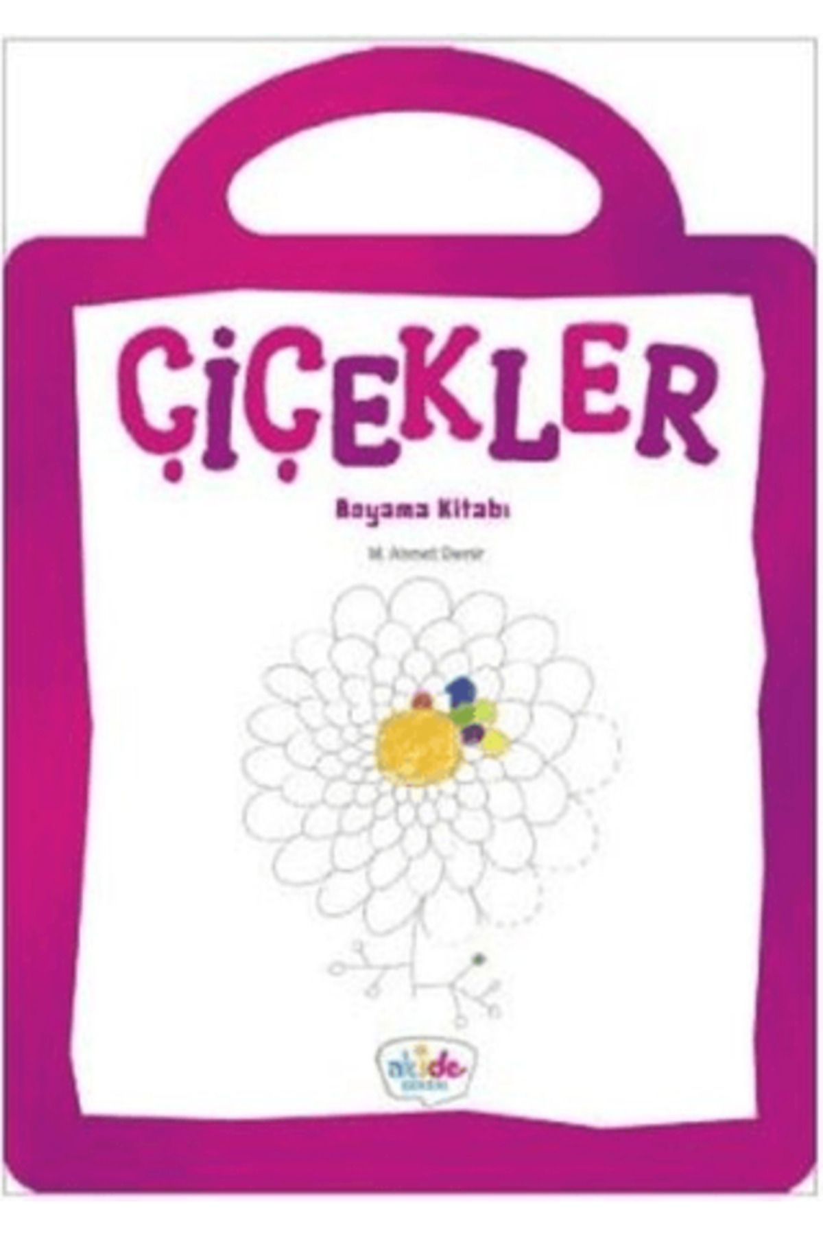 Akide Şekeri Çiçekler Boyama Kitabı