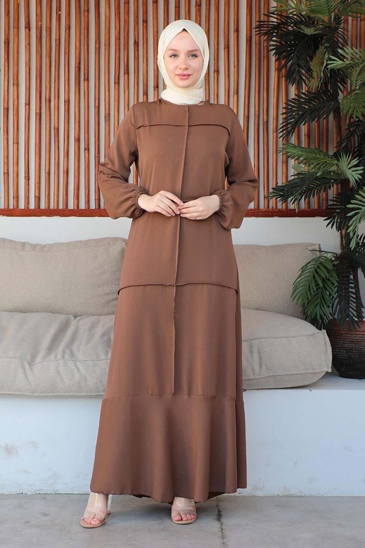 ORCHID Dikiş Detaylı Model Elbise