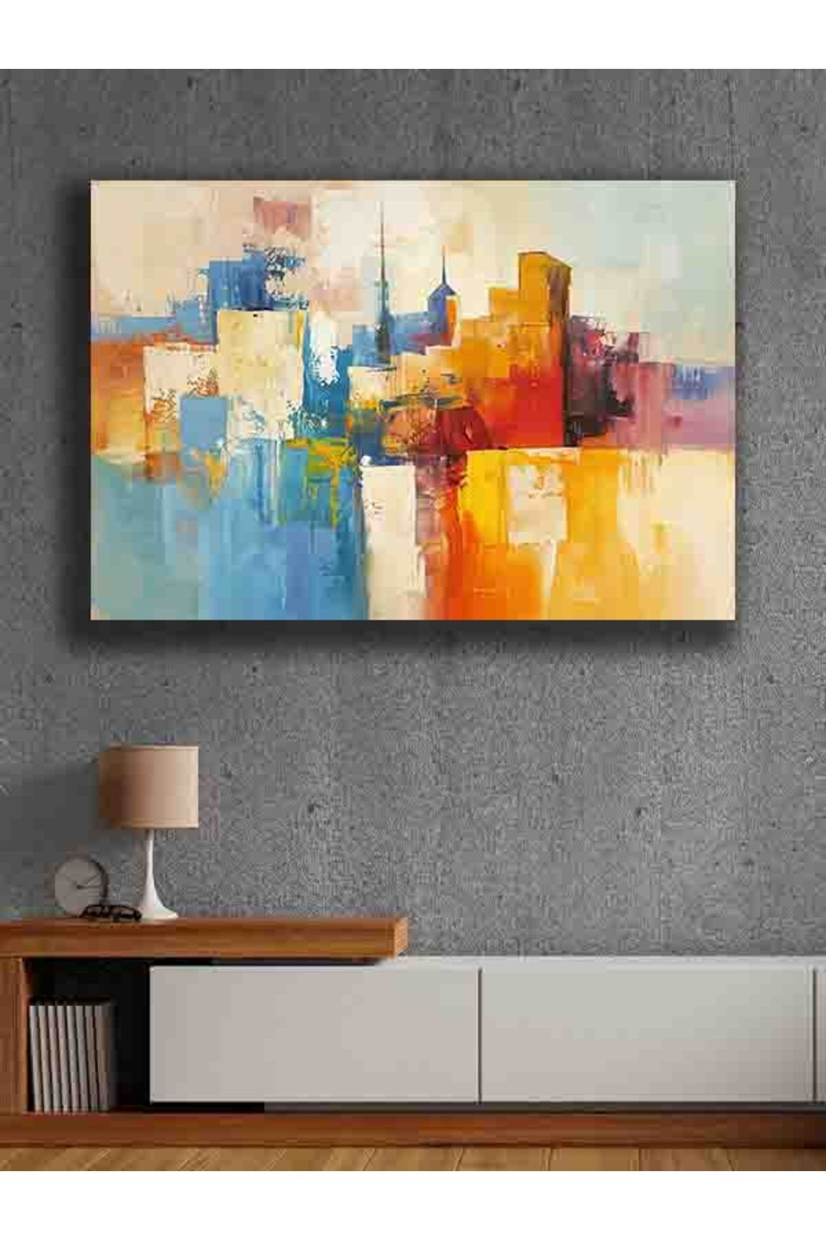 PRİME Concept Modern dekorasyon kanvas tablo %100 pamuklu kumaş