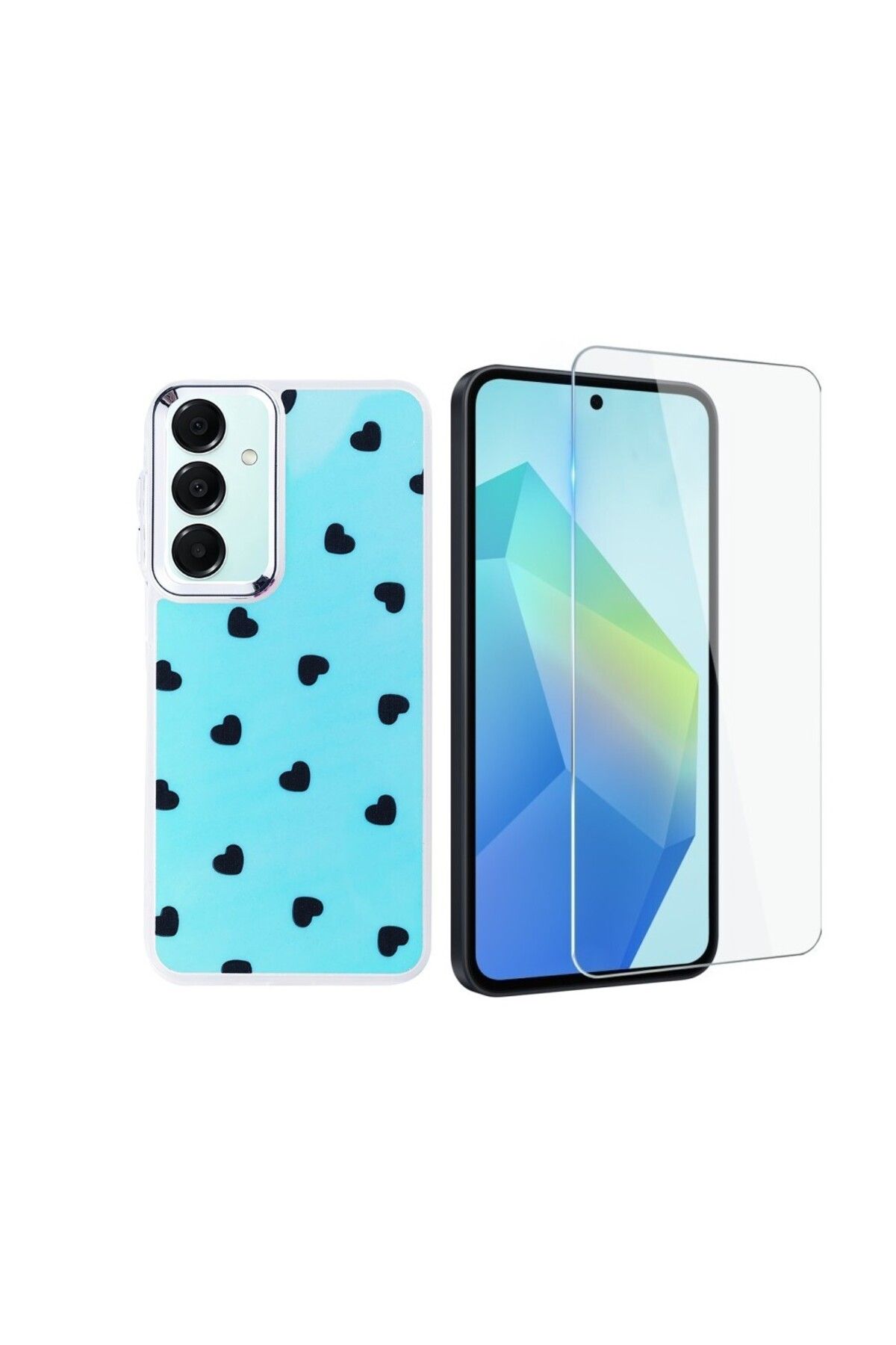 Teleplus Samsung Galaxy S25 Plus Kılıf Hadra WRX Lüx Desenli Kapak + Nano Ekran Koruyucu