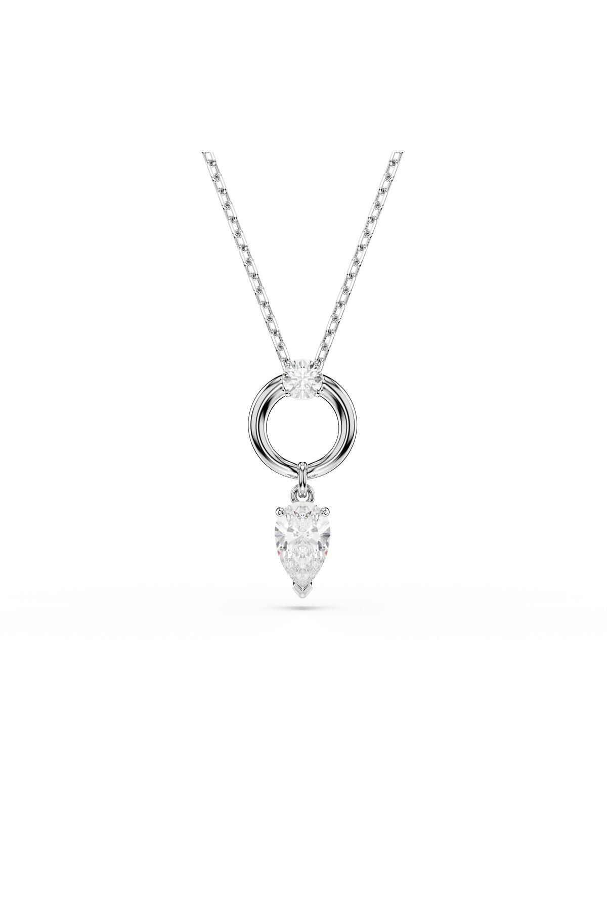 Swarovski 5723146 Swarovski Kolye Mesmera:Pend Pear Whı/Rhs