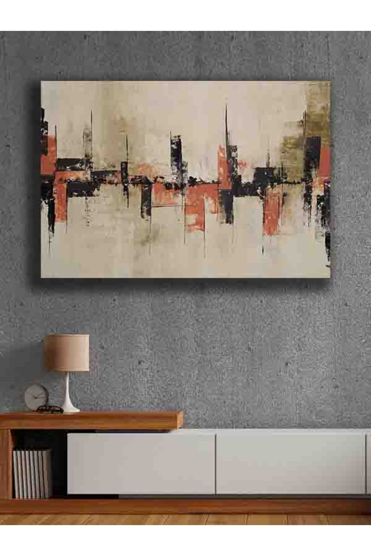 PRİME Concept Modern dekorasyon kanvas tablo %100 pamuklu kumaş