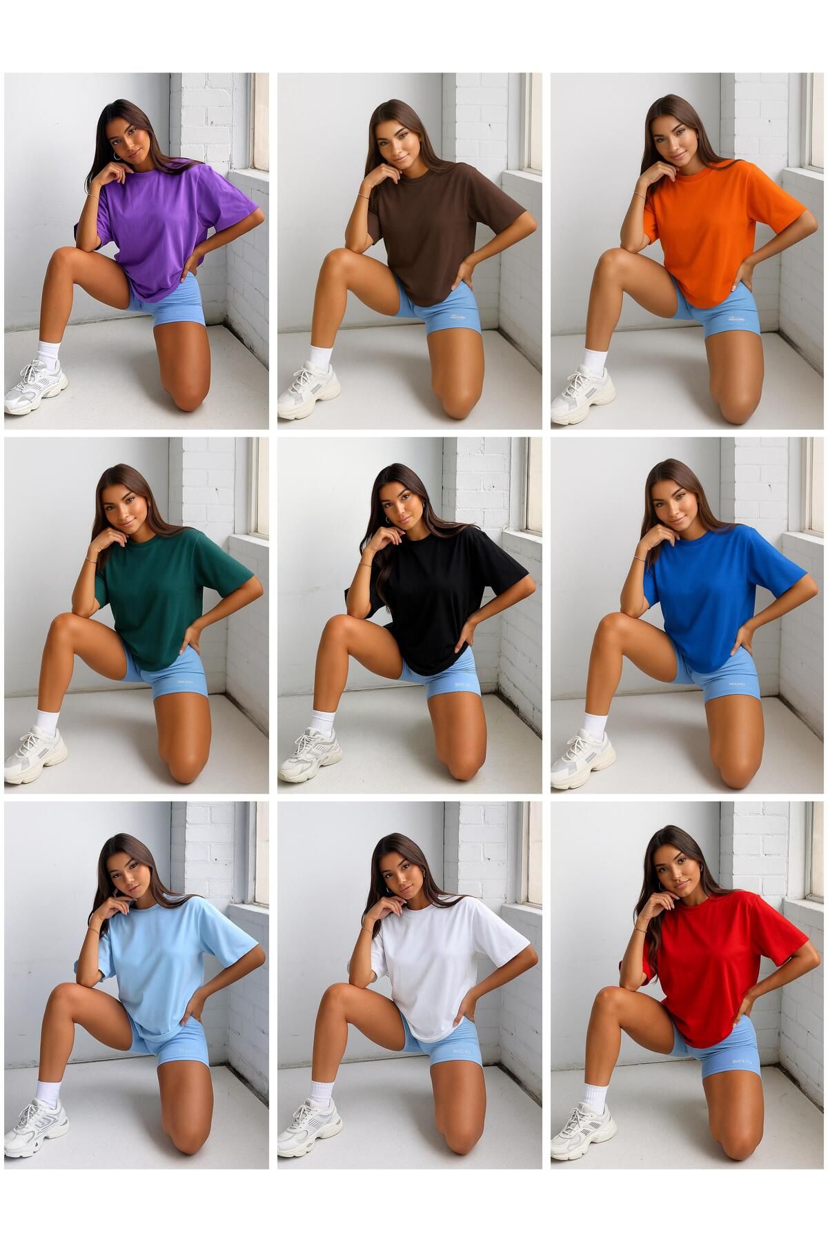 BENROMA 9 RENK UNİSEX TİŞÖRT