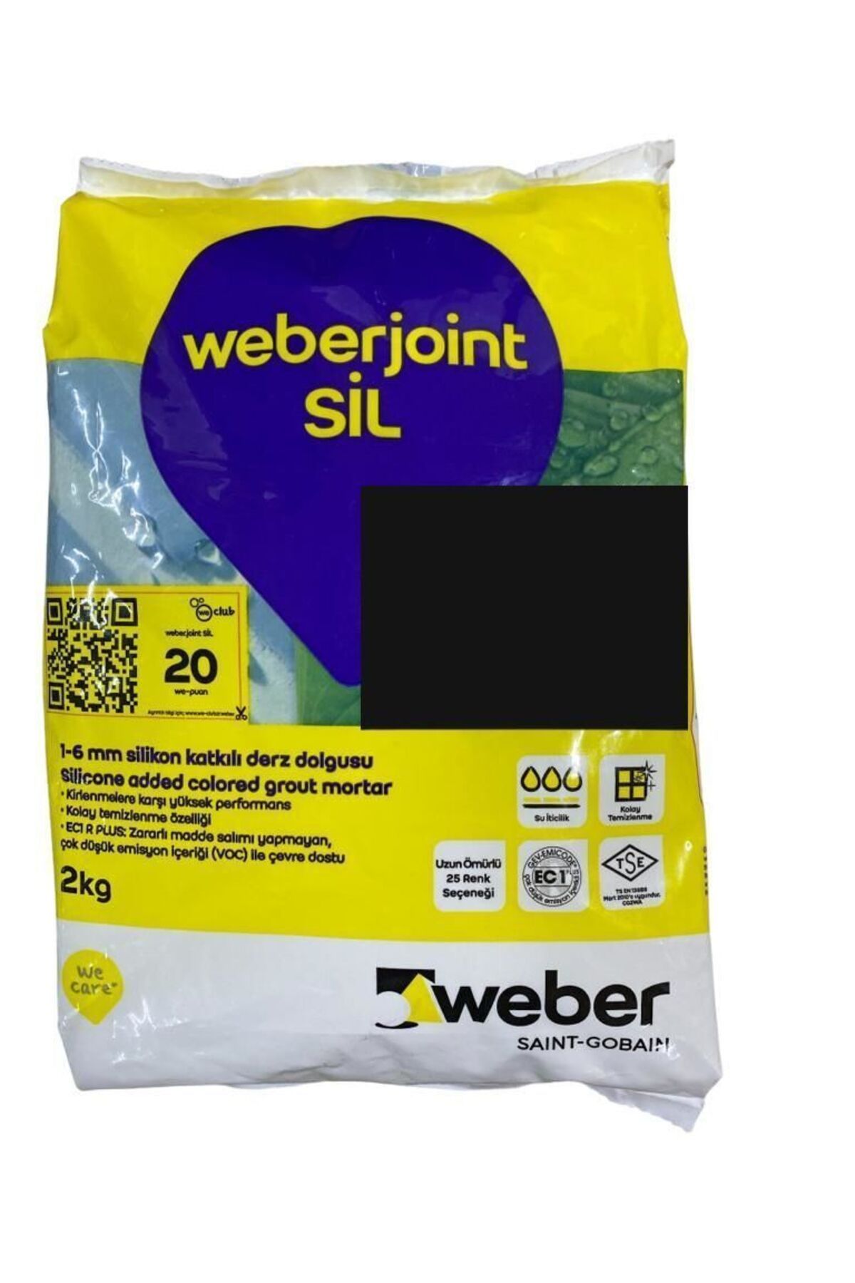 Zayla Weber Joint Sil 413 Siyah Derz Dolgu 2 Kg