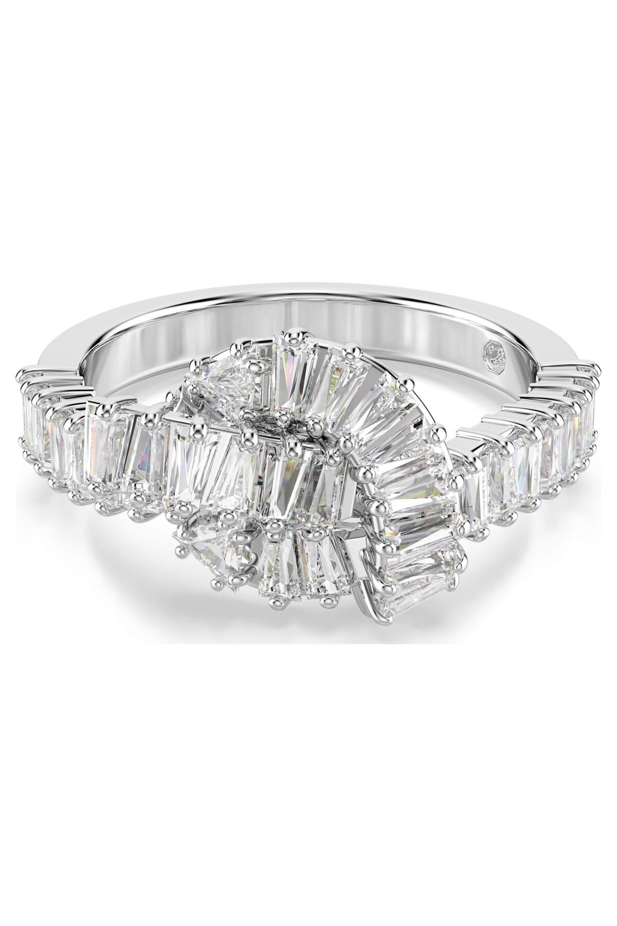 Swarovski 5727118 Swarovski Yüzük Matrıx:Rıng Knot Whı/Rhs 50