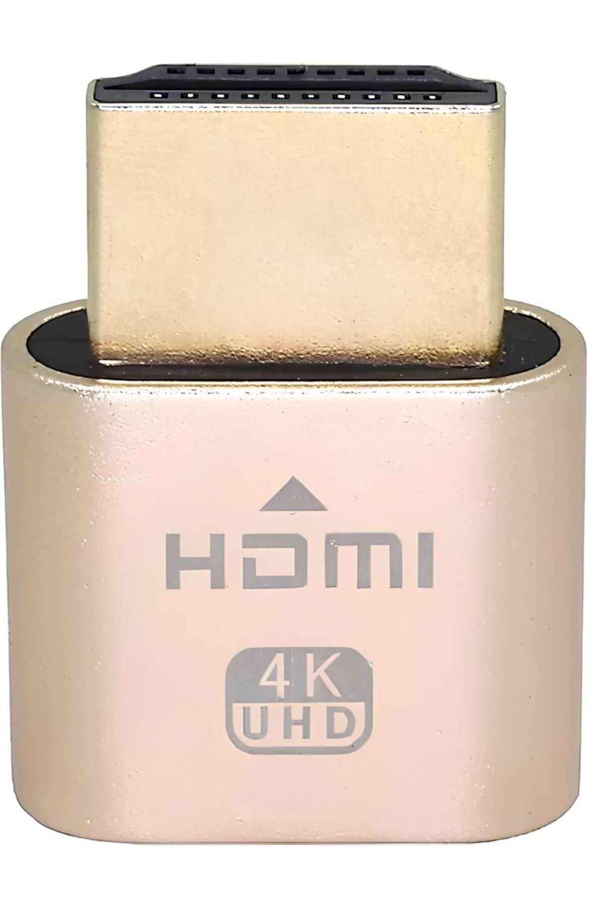SpeedUF HDMI Dummy 4K Sanal Ekran Adaptörü – Tak-Çalıştır, TeamViewer Uyumlu Görüntü Emülatörü