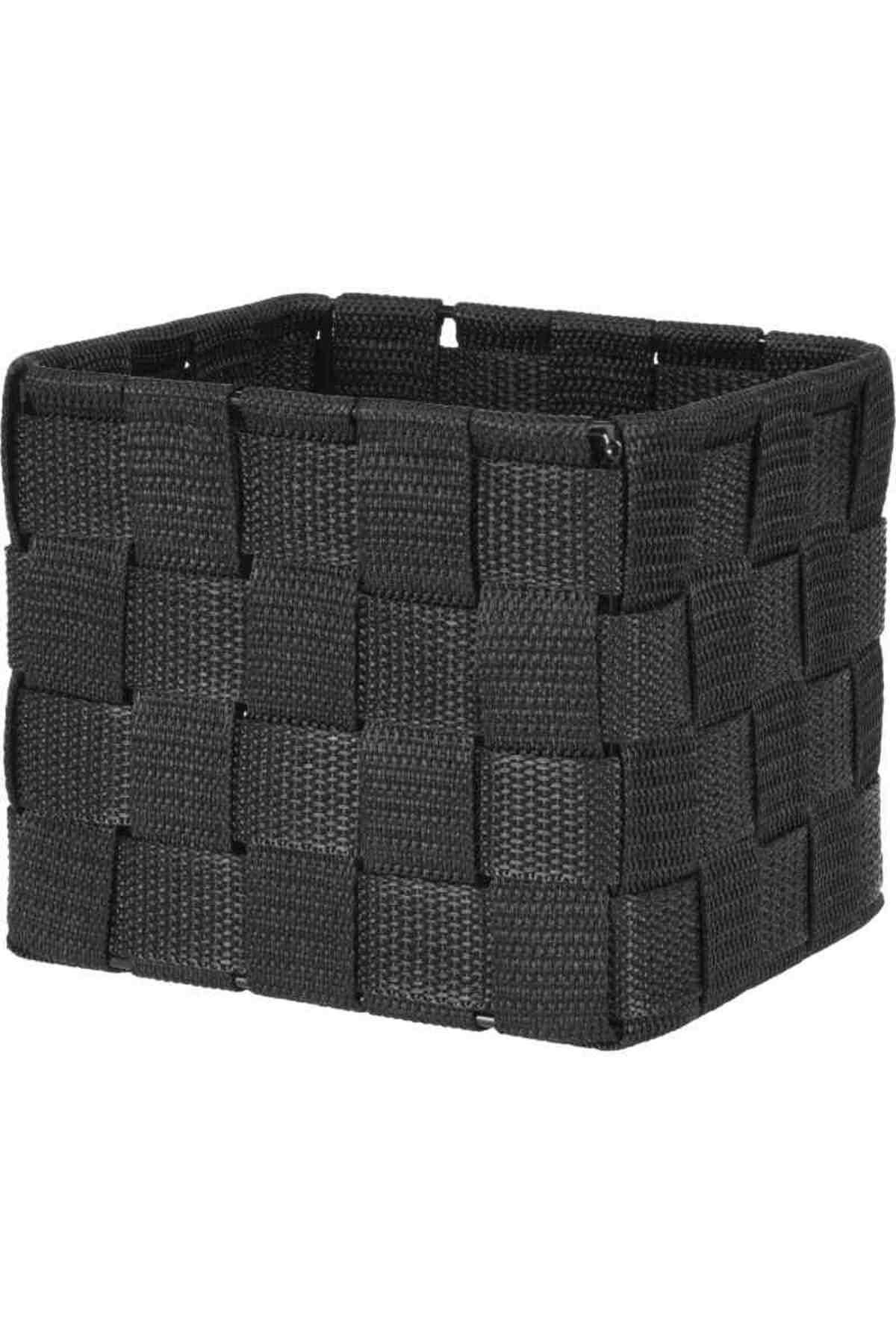 Progarden-Set of 5 black storage baskets with handles 5