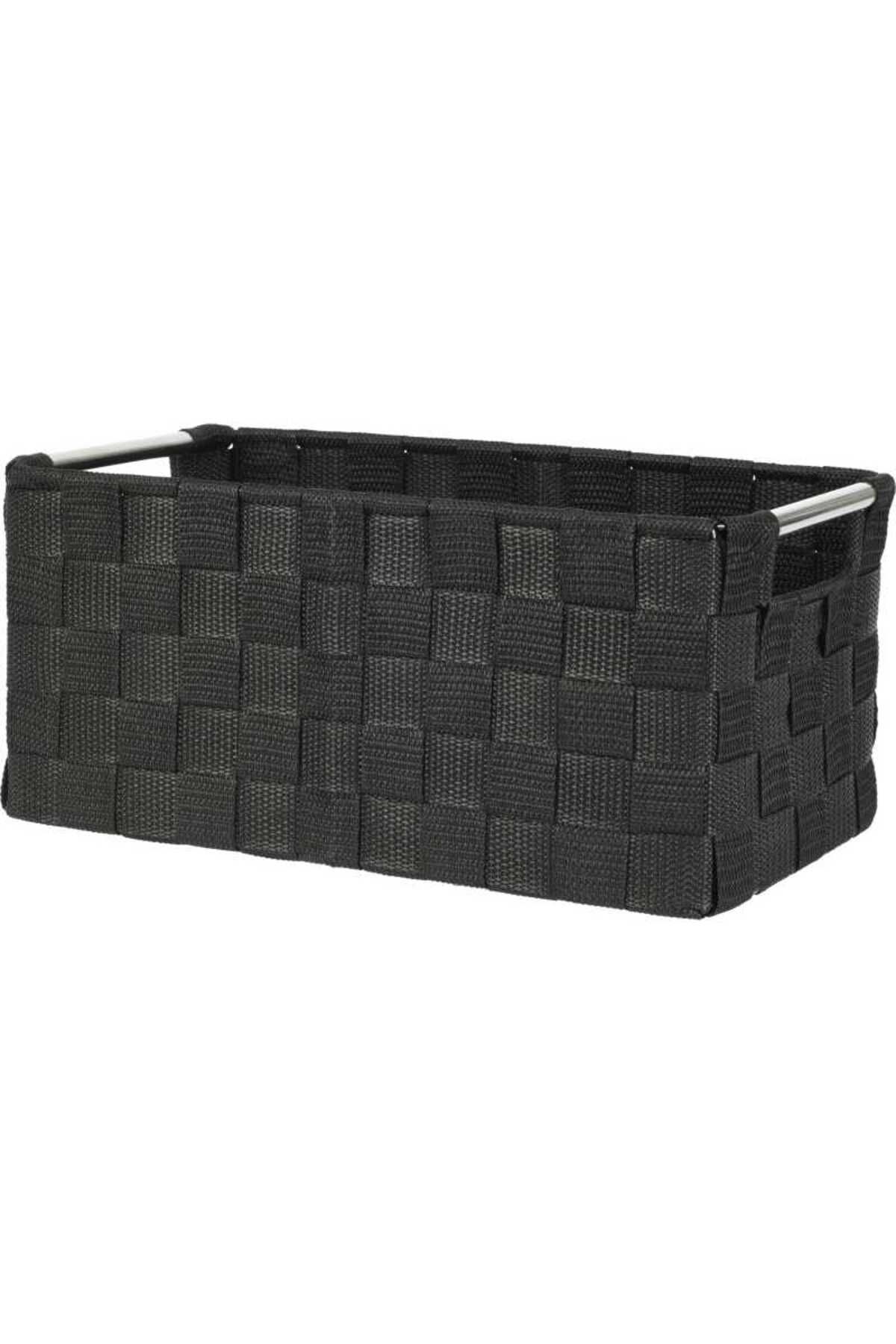 Progarden-Set of 5 black storage baskets with handles 3