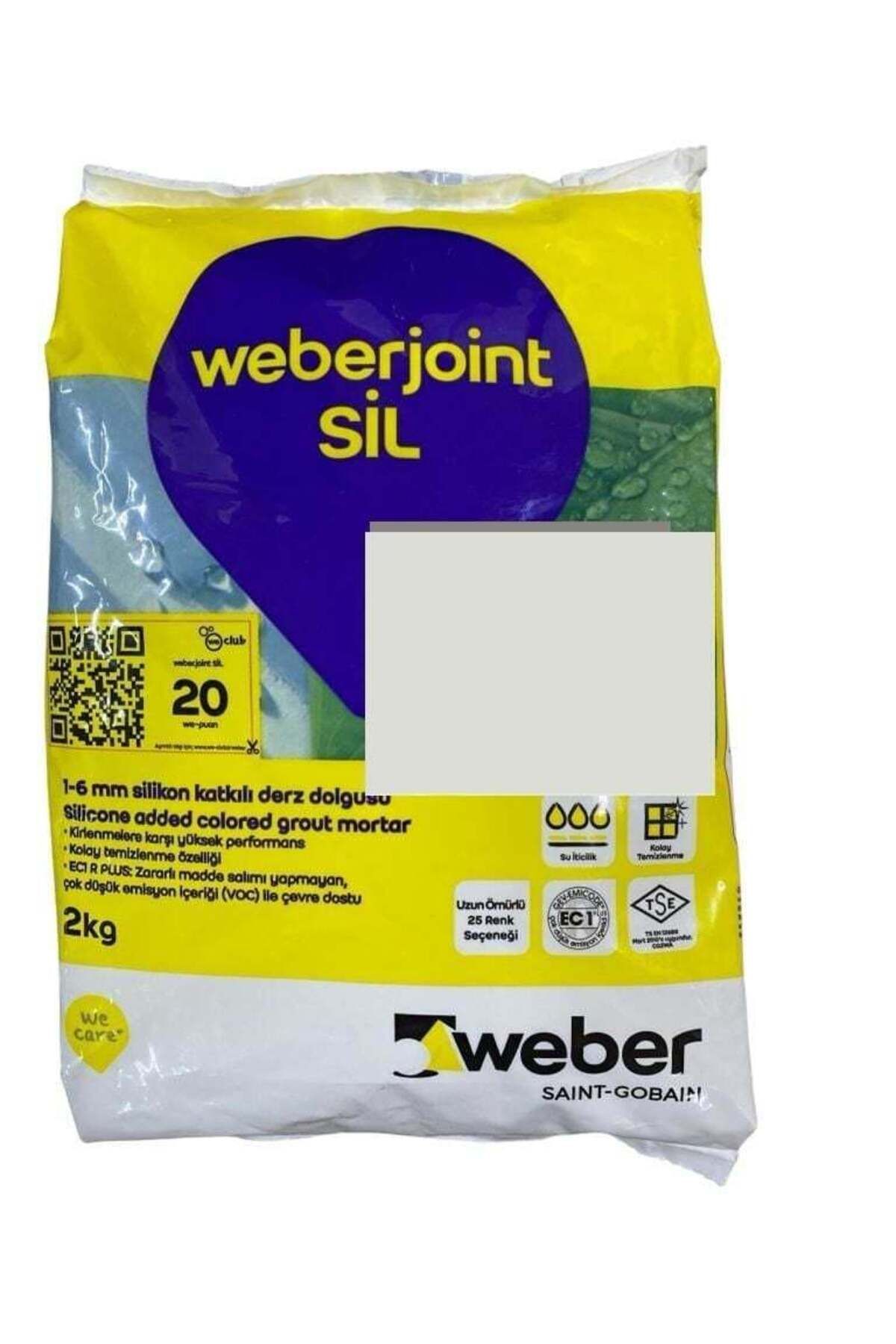 Zayla Weber Joint Sil 437 Açık Gri Derz Dolgu 2 Kg