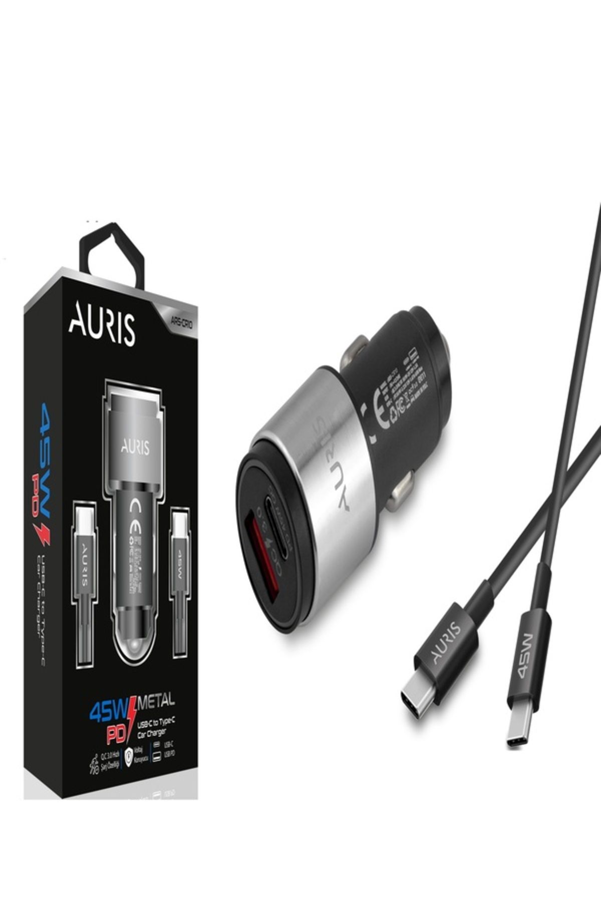 Auris CR10 Type-C PD Oto Set 45W