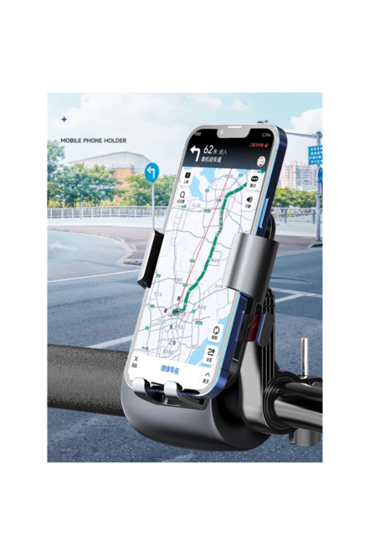 Seçkin Trend 360° Gidon Bisiklet Motosiklet Telefon Tutucu