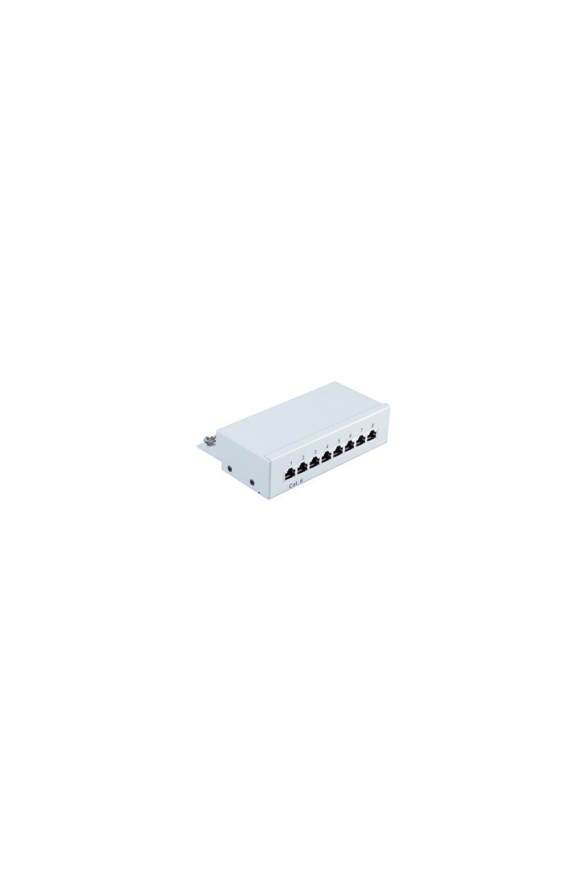 IRENIS Cat6 8 Port Patchpanel, Beyaz