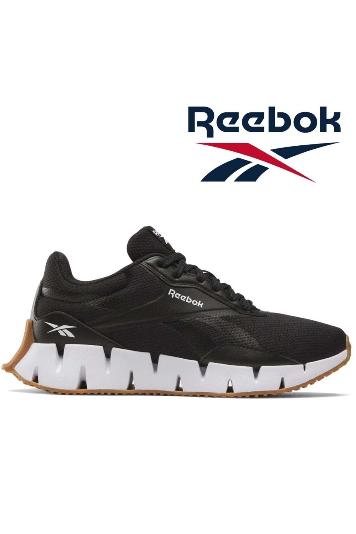 Reebok 100222244 Zig Dynamica Str Kauçuk Taban Salon Ayakkabısı Unisex Spor Ayakkabı SİYAH-BEYAZ