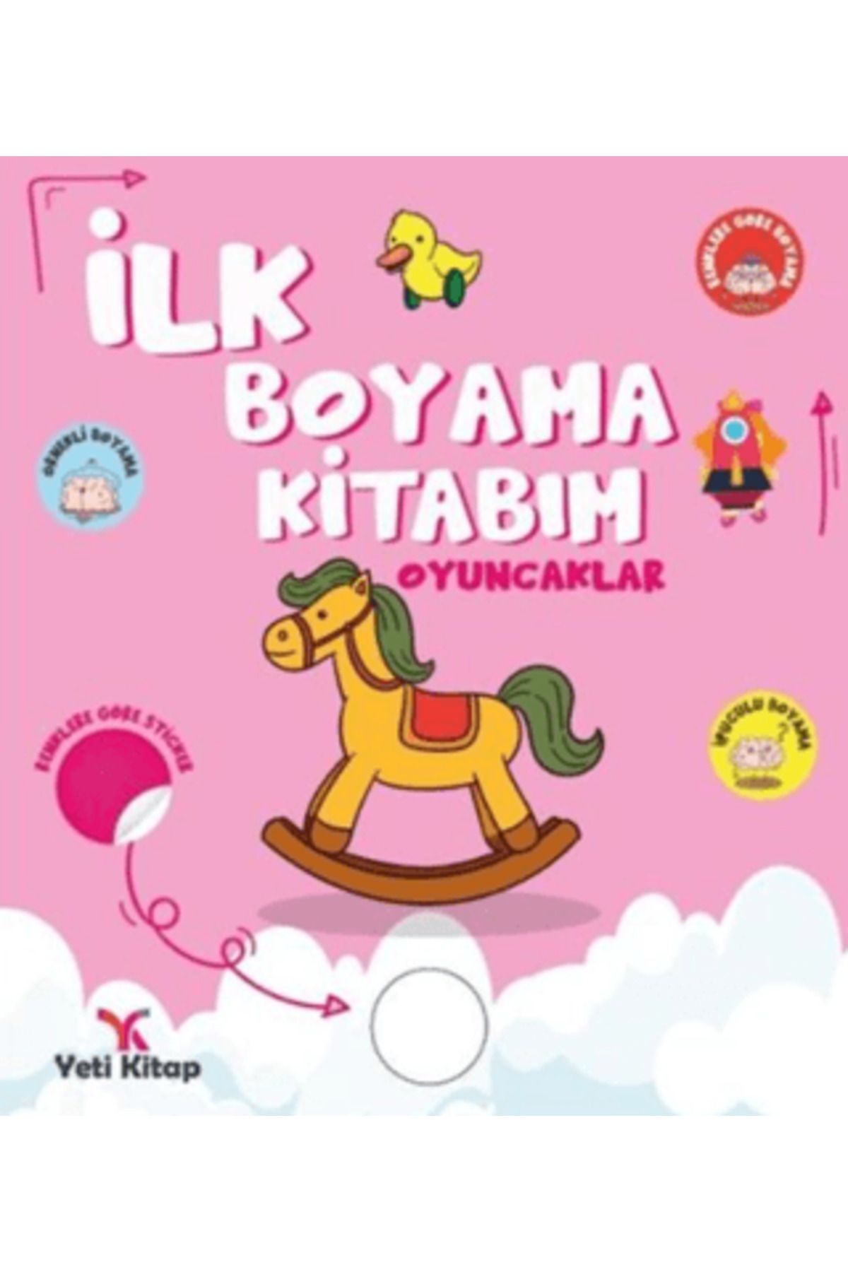 yeti kitap İlk Boyama Kitabım Oyuncaklar