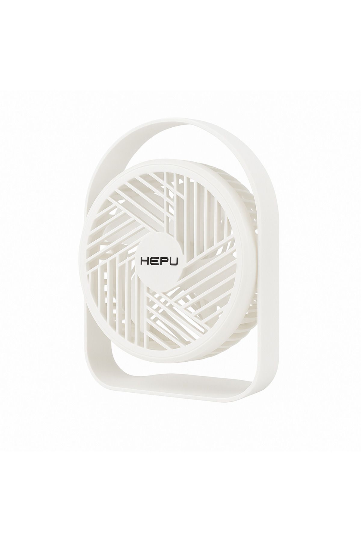 HEPU HP F11 Taşınabilir Şarjlı Masa Üstü Vantilatör 360 Döner Başlık Hızlı Soğutma 2400 mAh