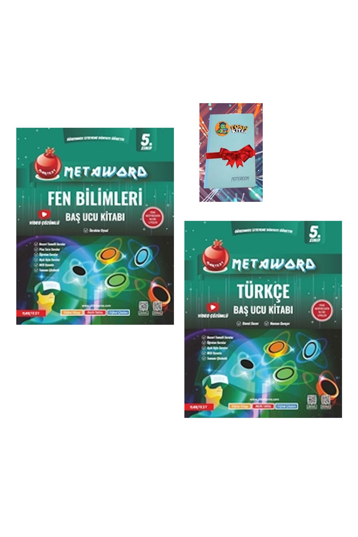Nartest Yayınları 5. Sınıf Metaword FEN BİLİMLERİ + TÜRKÇE GÜNCEL MÜFREDAT ( NOT DEFTERİ HEDİYE)