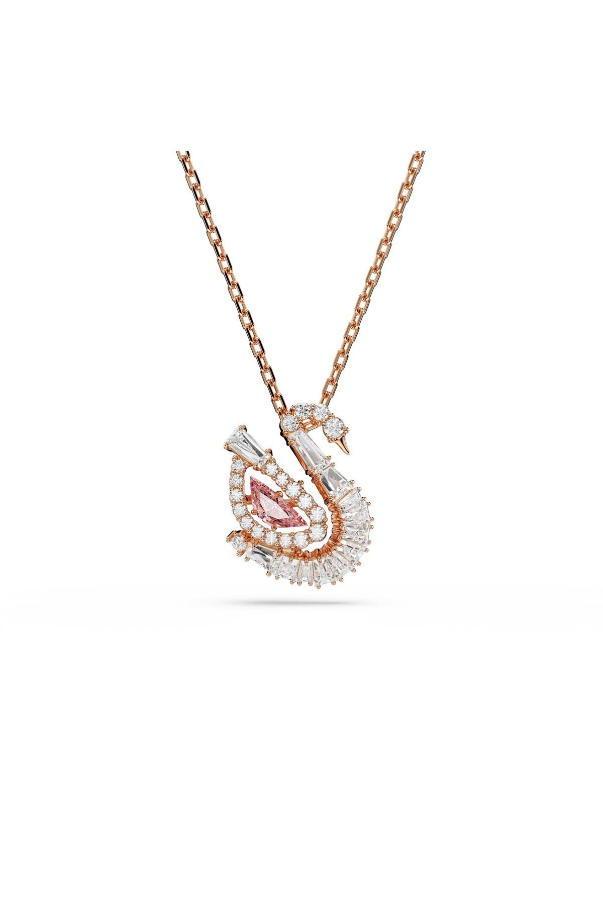 Swarovski 5732414 Swarovski Kolye Swan:Pend Pınk Pın/Ros