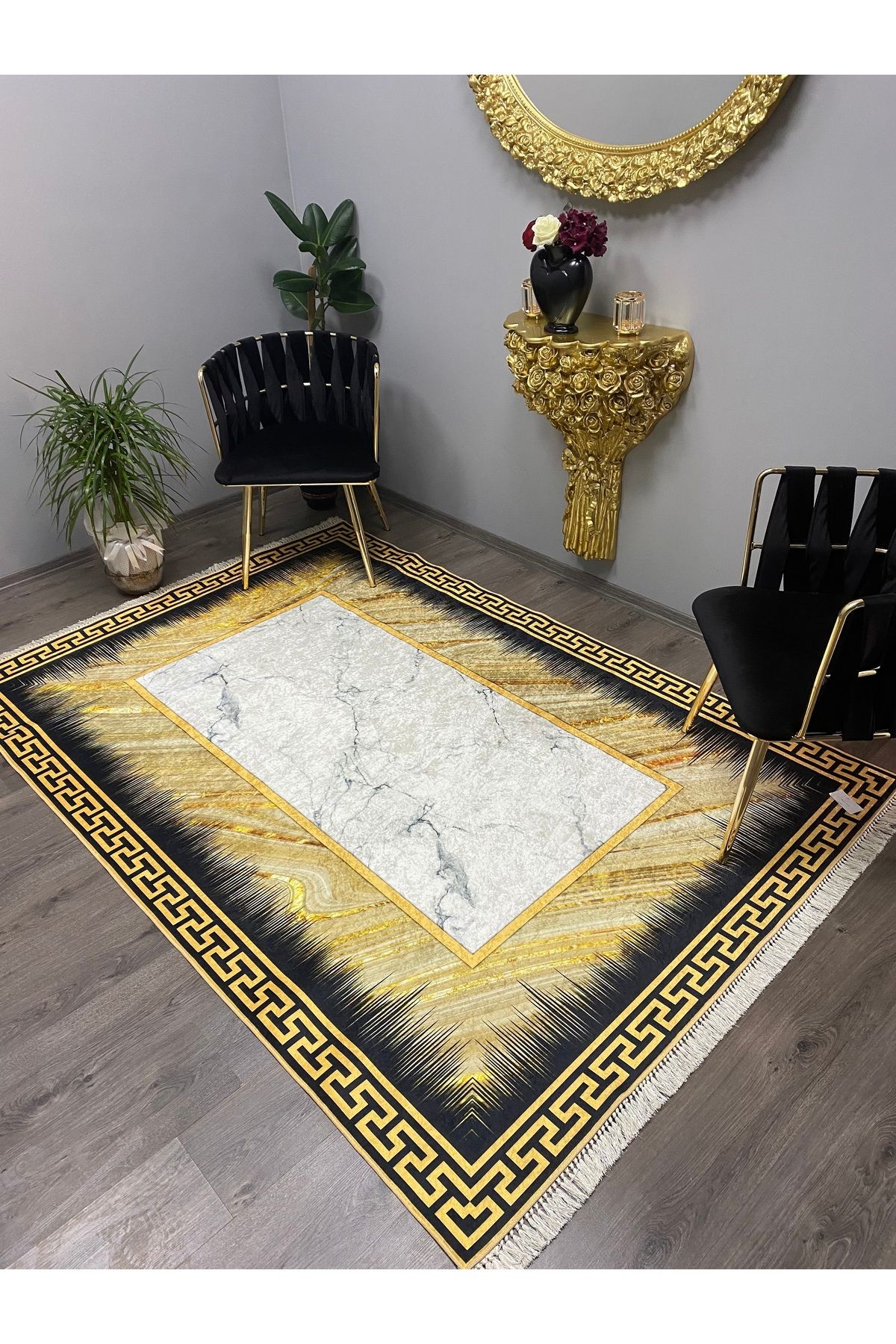 Monisso MONİSSO HALI Dehap Kaymaz Taban, leke Tutmaz, Mutfak Halısı, Salon Halısı ve Yolluk