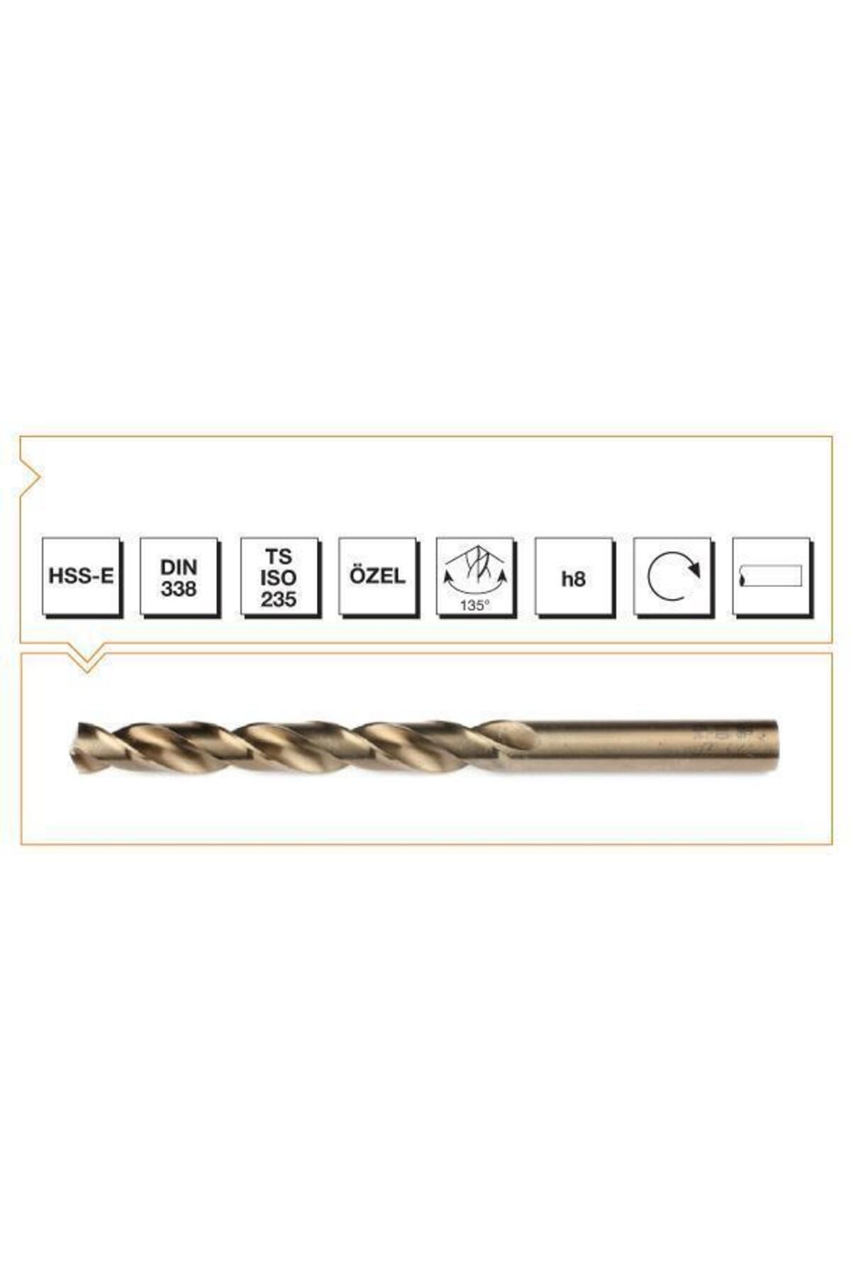 Zayla Makina Takım HSS-E Altın Seri İnox Delme Matkap Ucu 4 mm