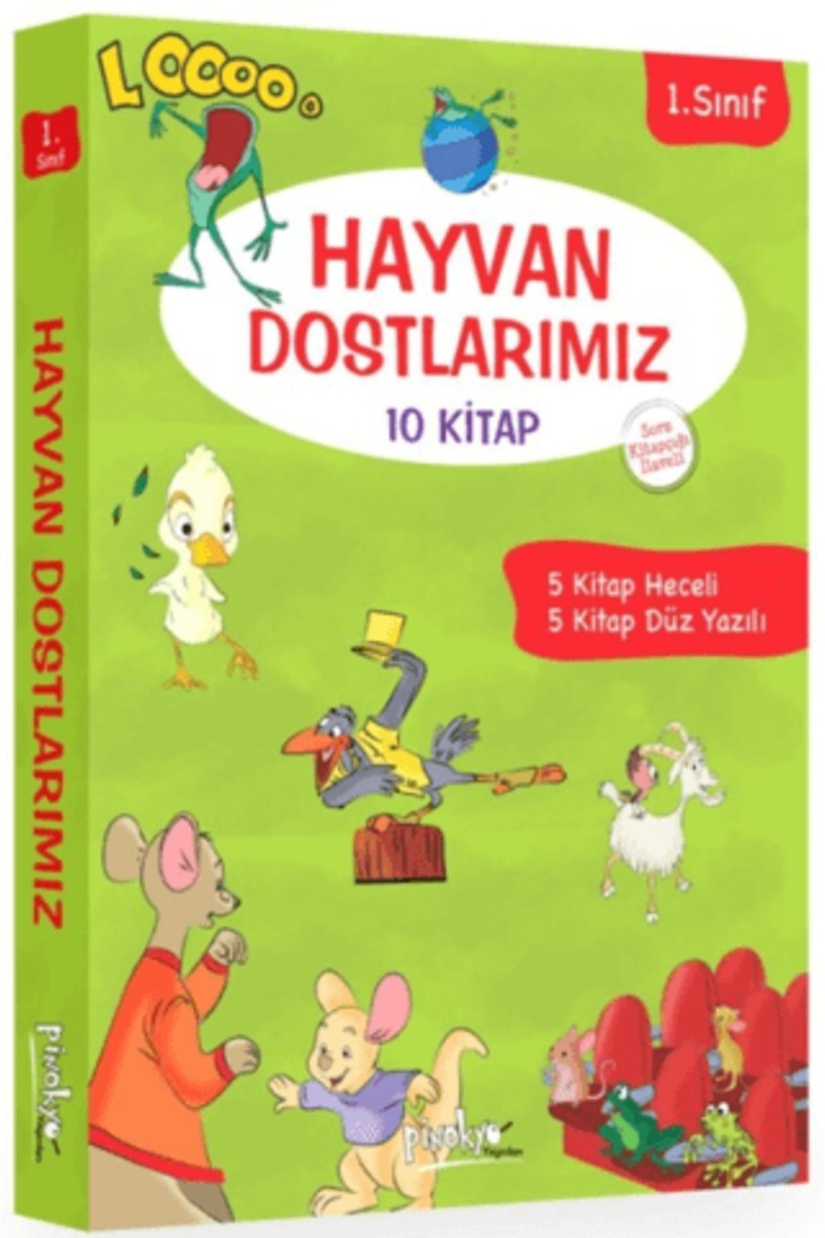 Pinokyo Yayınları 1. Sınıf Hayvan Dostlarımız Serisi (10 Kitap Takım)